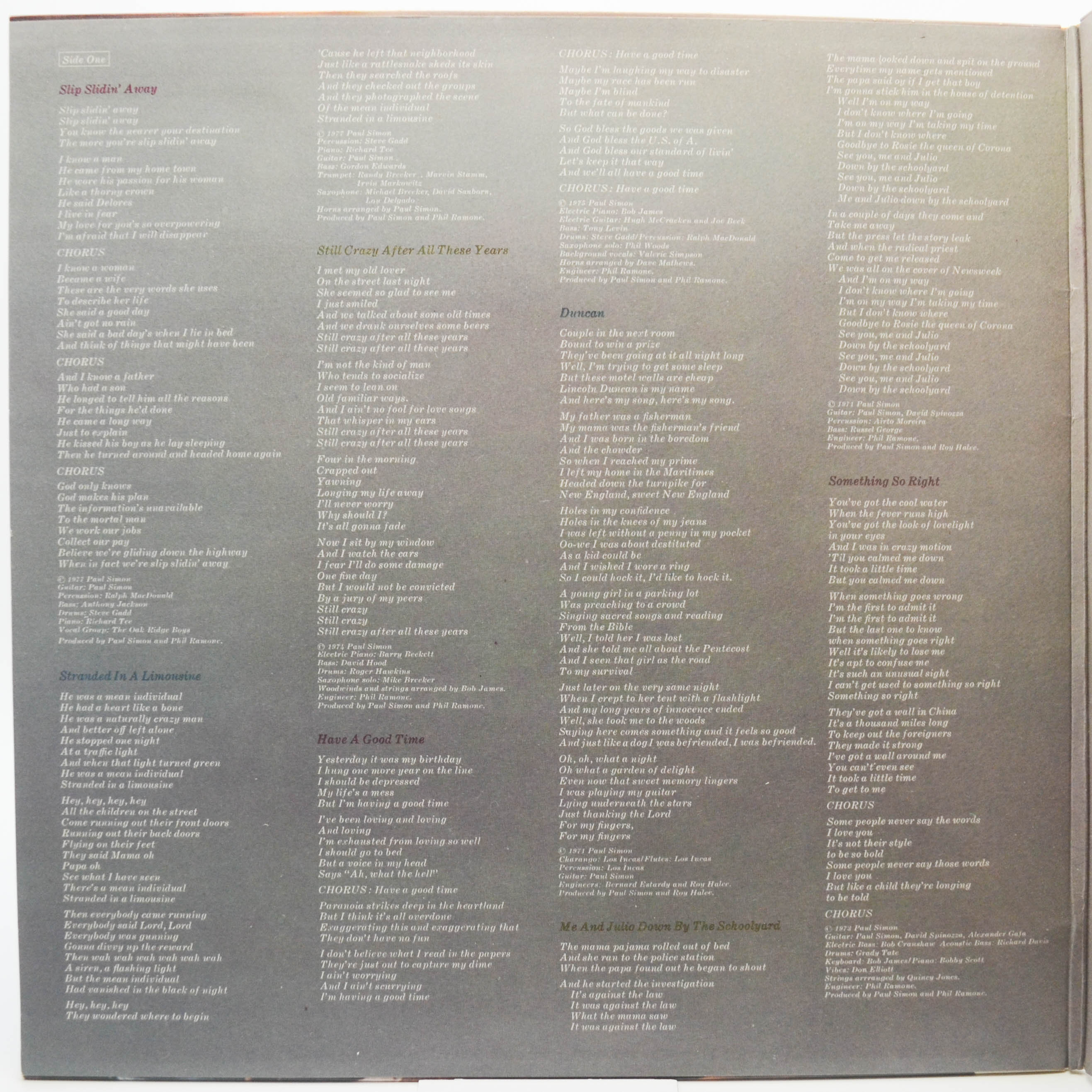 Виниловая пластинка Paul Simon — Greatest Hits, Etc., 1977
