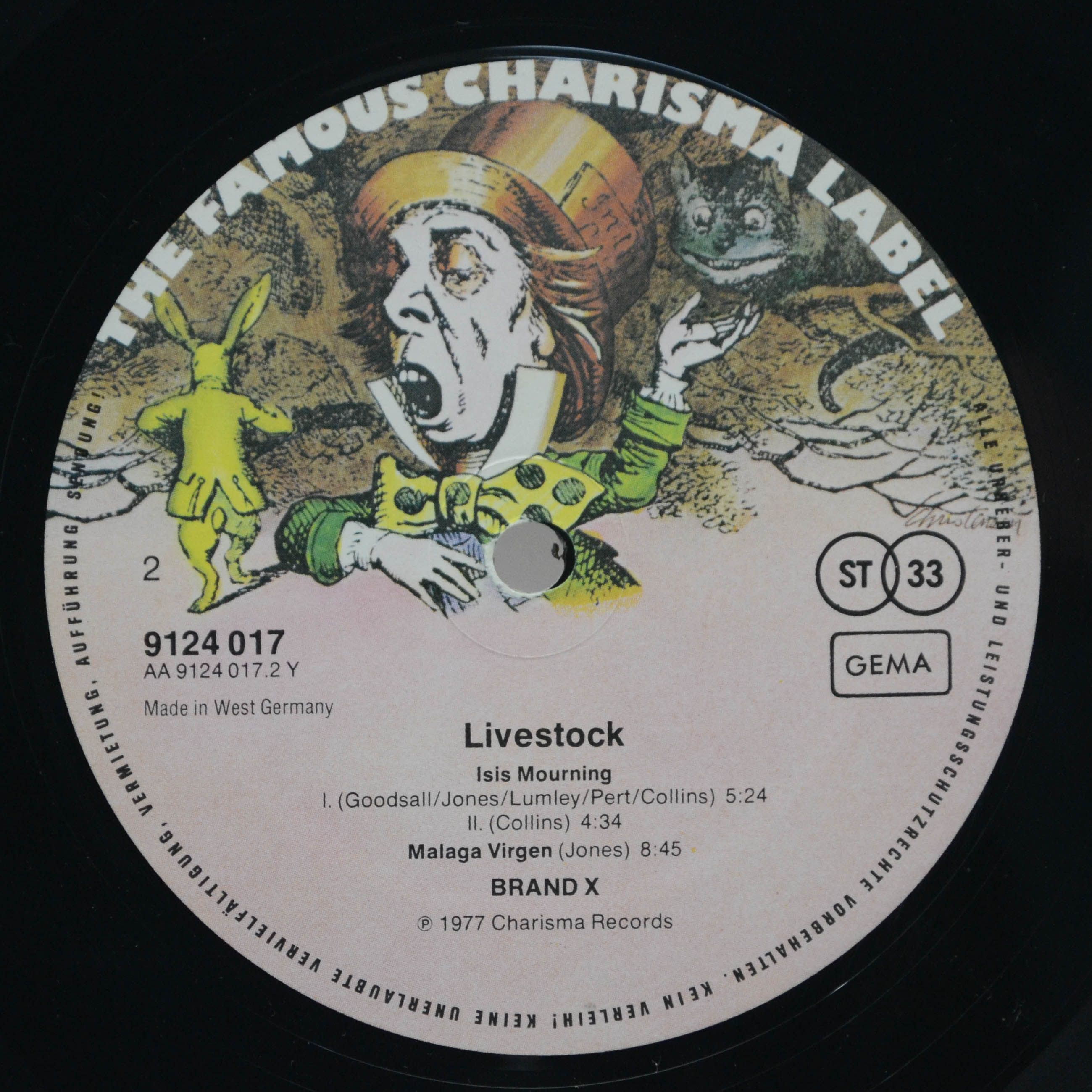 Виниловая пластинка Brand X — Livestock, 1977