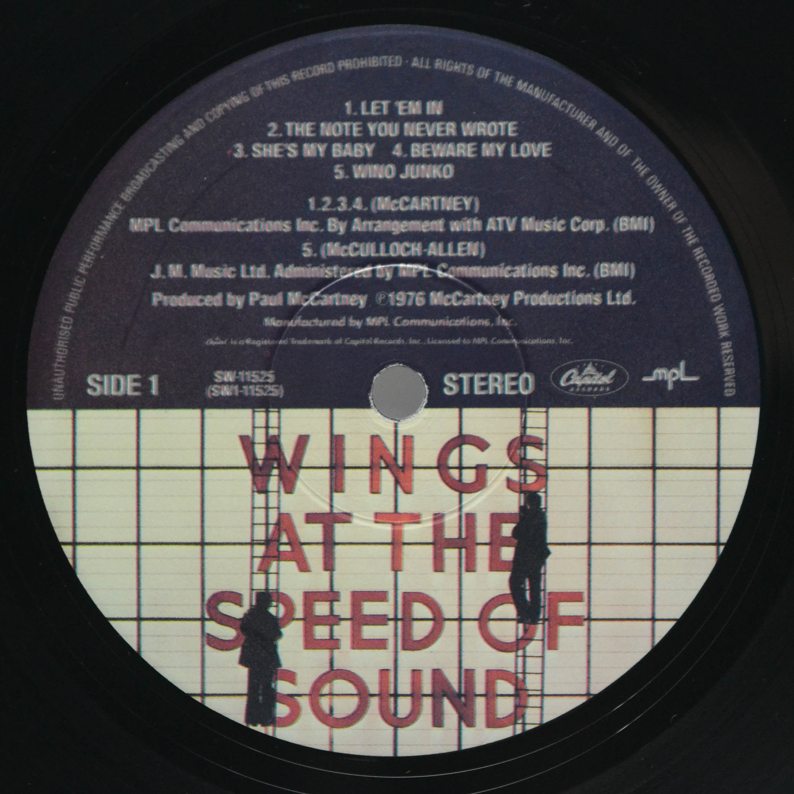 Wings — Wings At The Speed Of Sound (USA), 1976