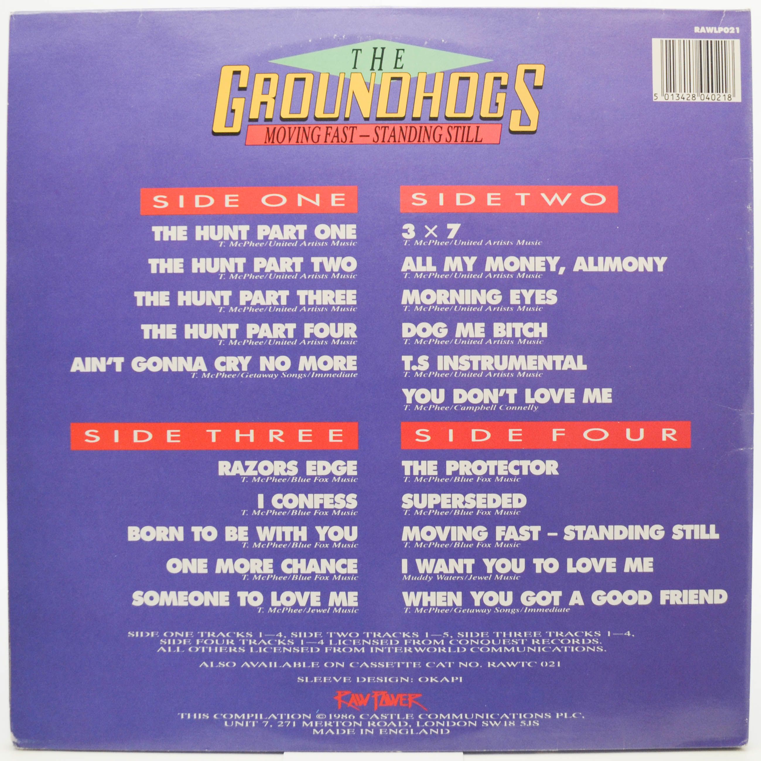 Groundhogs — Moving Fast - Standing Still (2LP, UK), 1986