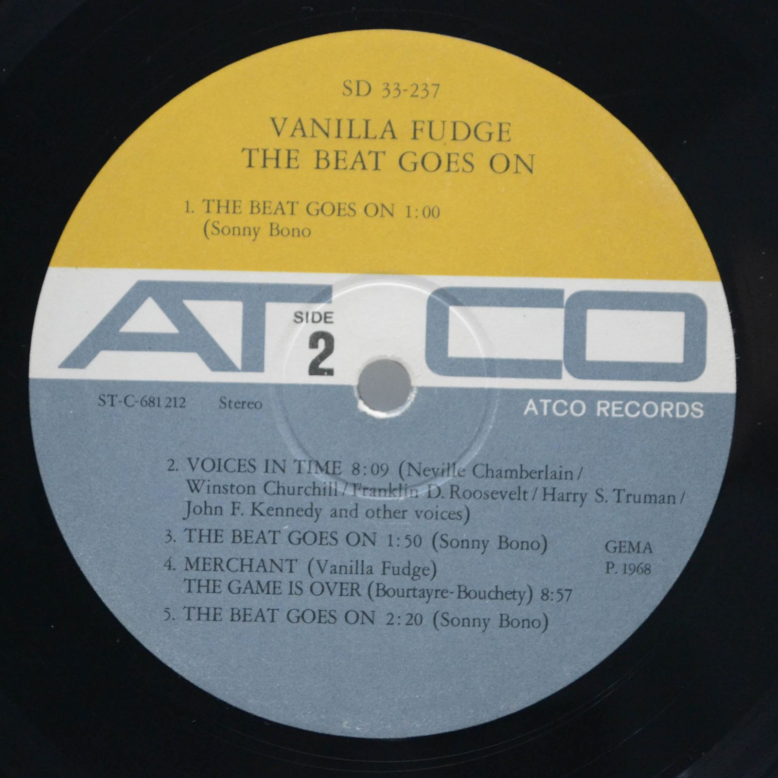 Vanilla Fudge — The Beat Goes On, 1968