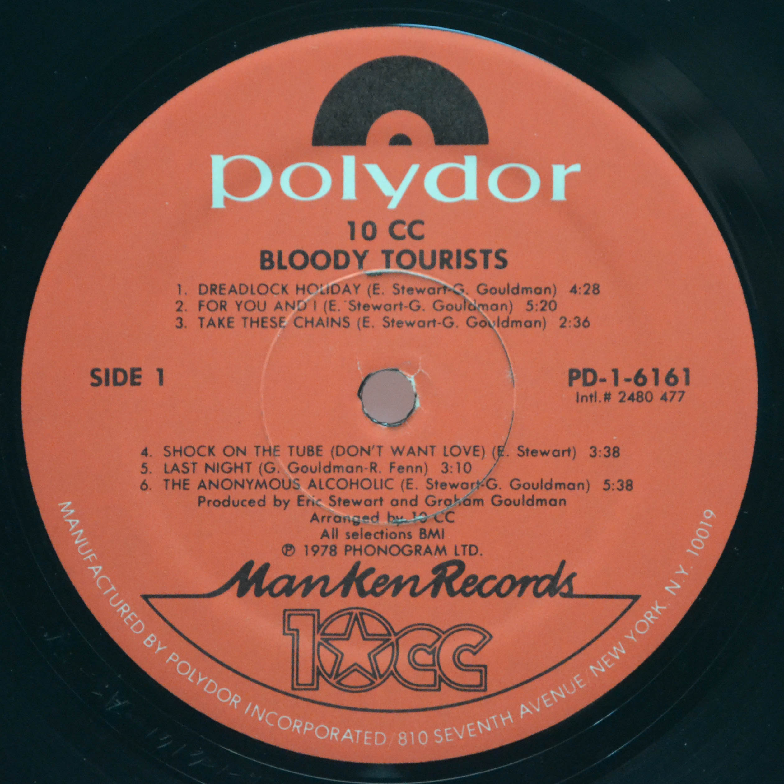 10cc — Bloody Tourists (USA), 1978