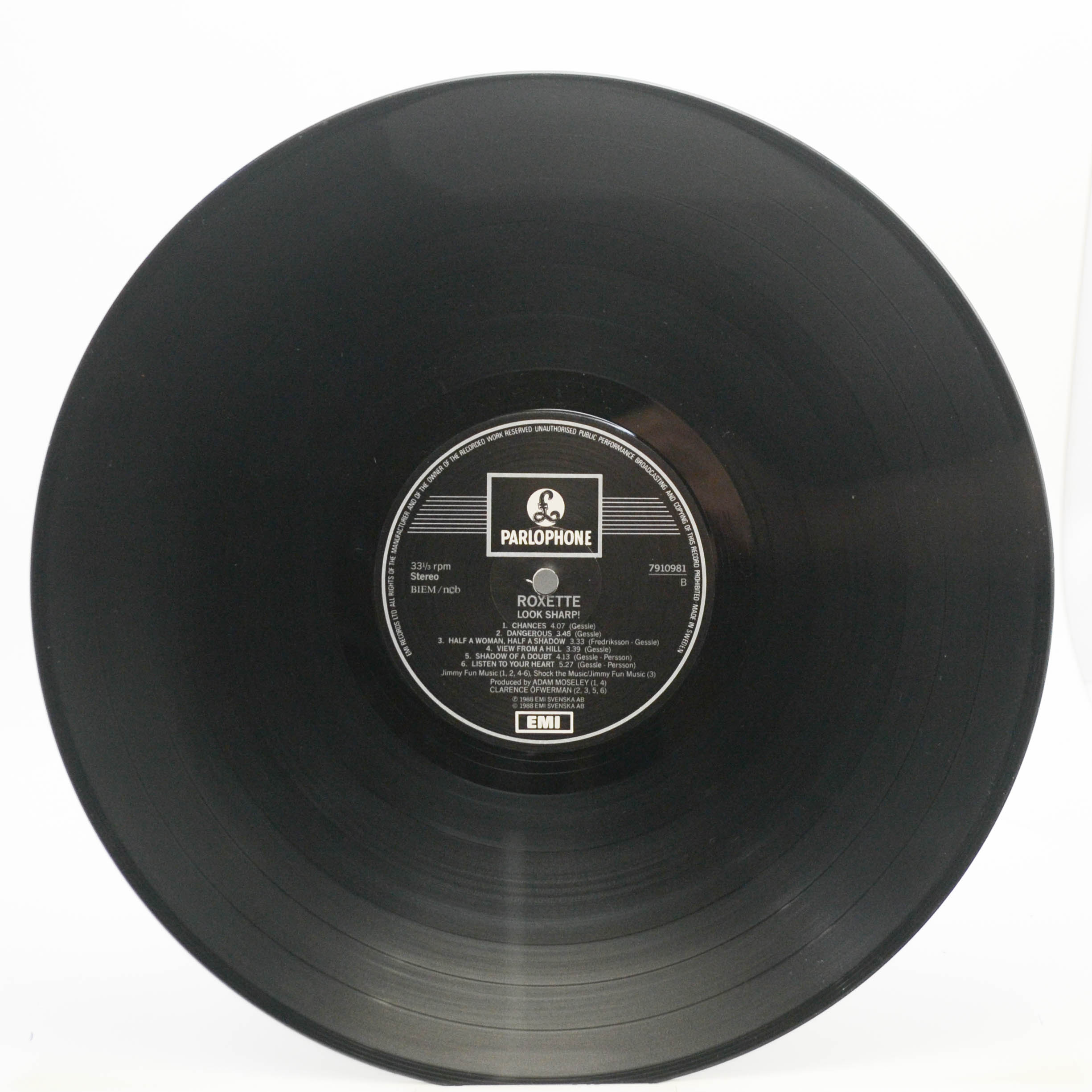 Виниловая пластинка Roxette — Look Sharp! (1-st, Sweden), 1988