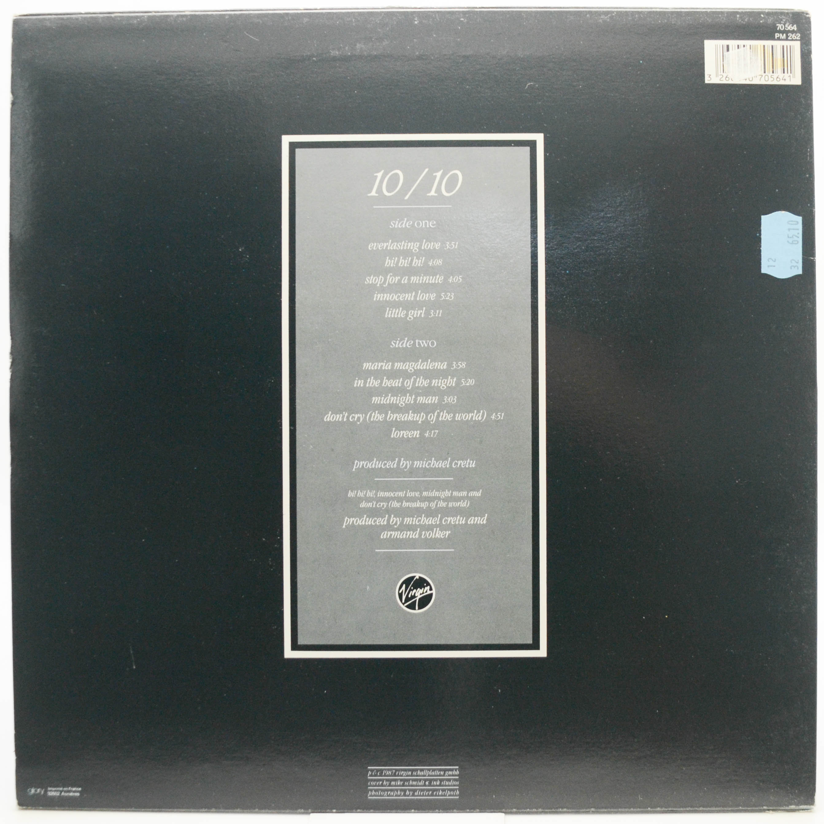 Sandra — 10/10, 1987