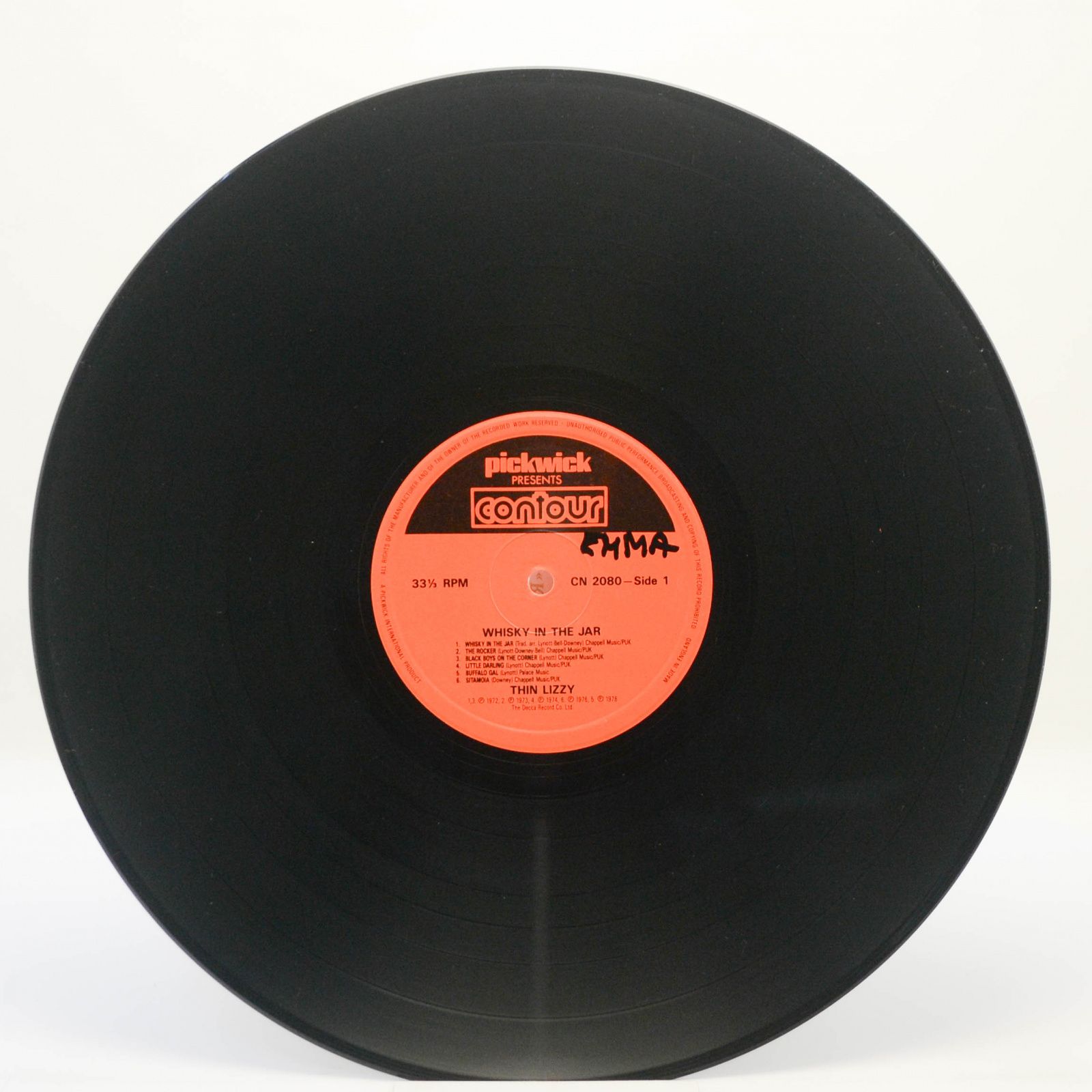 Виниловая пластинка Thin Lizzy — Whisky In The Jar (UK), 1986