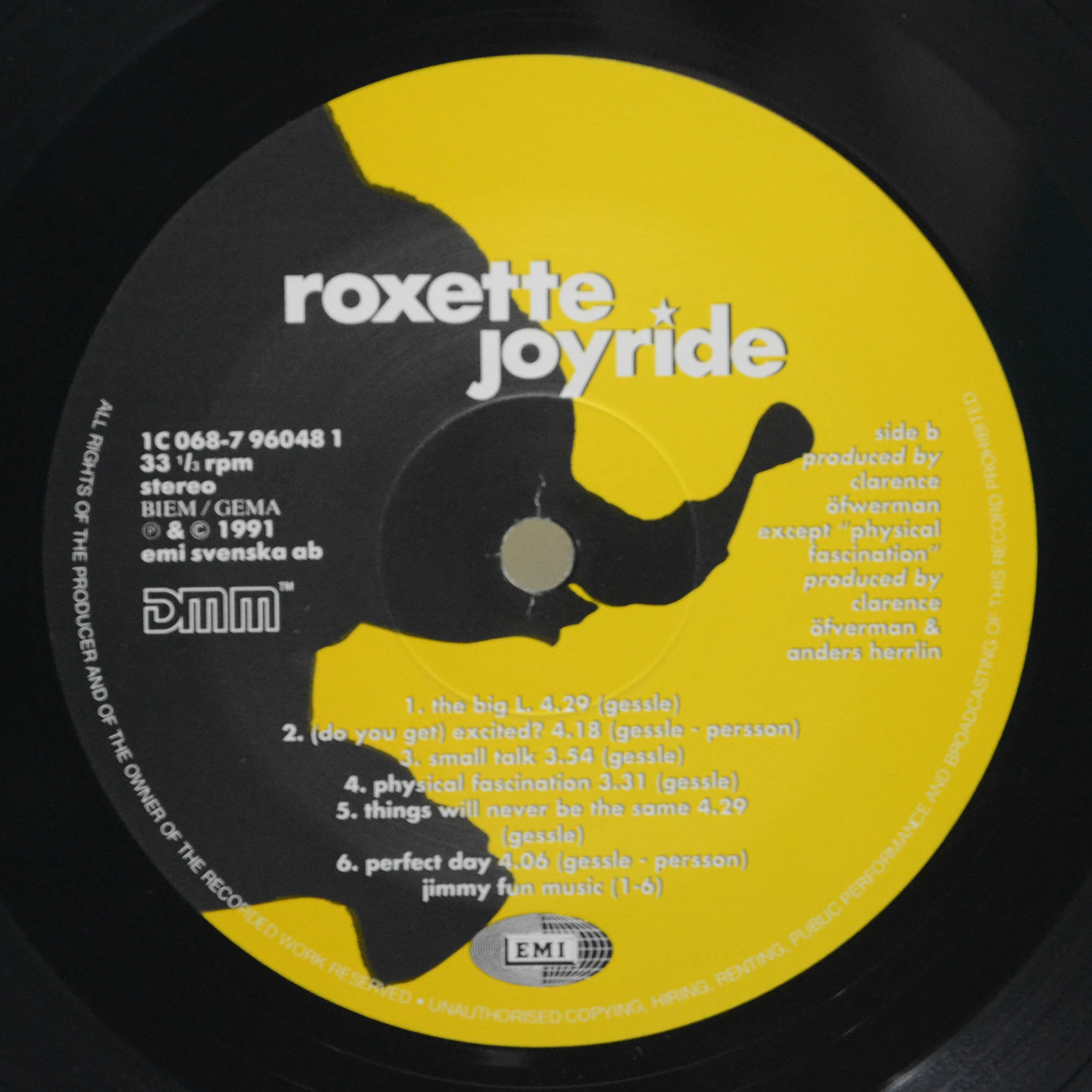 Roxette — Joyride, 1991