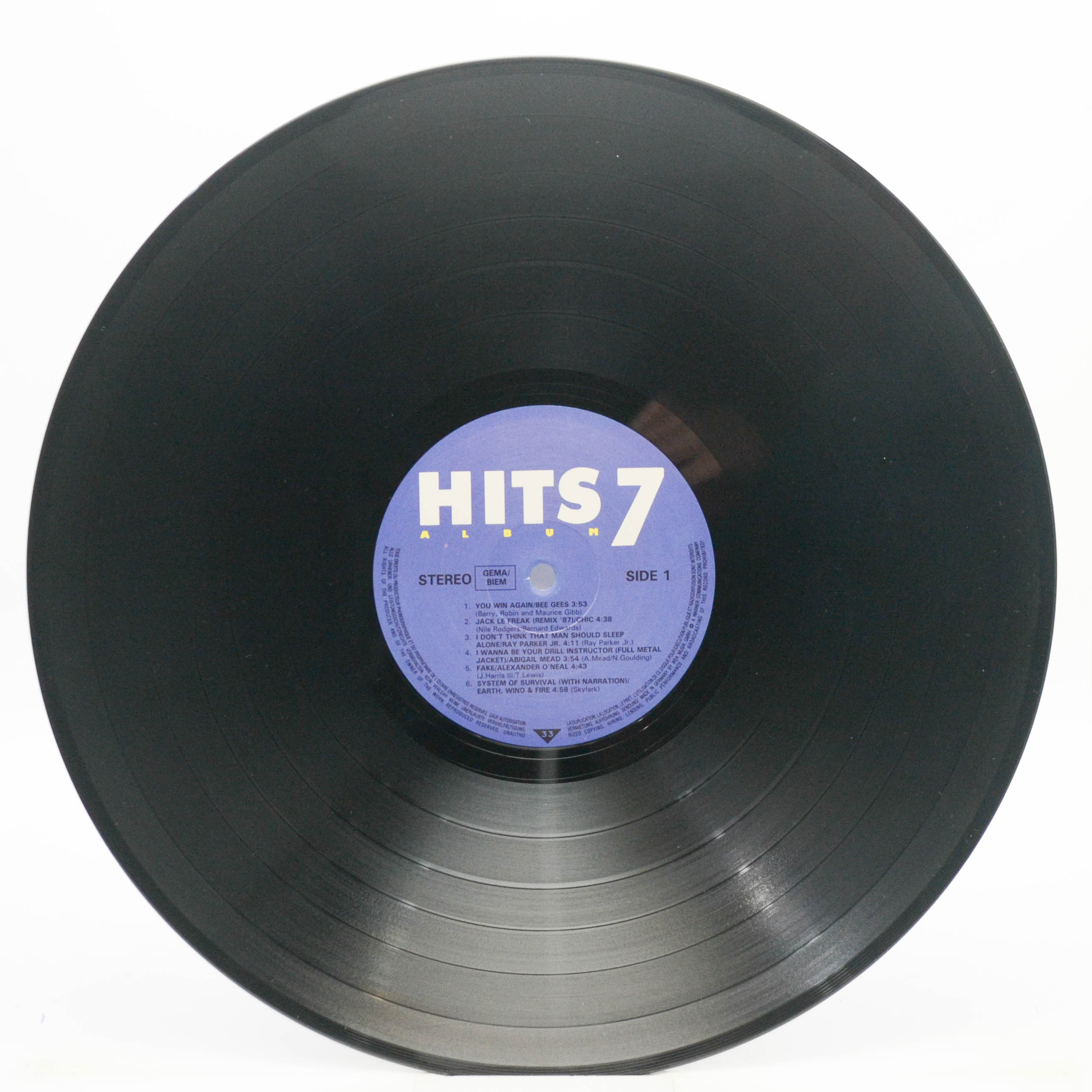 Various — Hits Album 7 (2LP), 1987