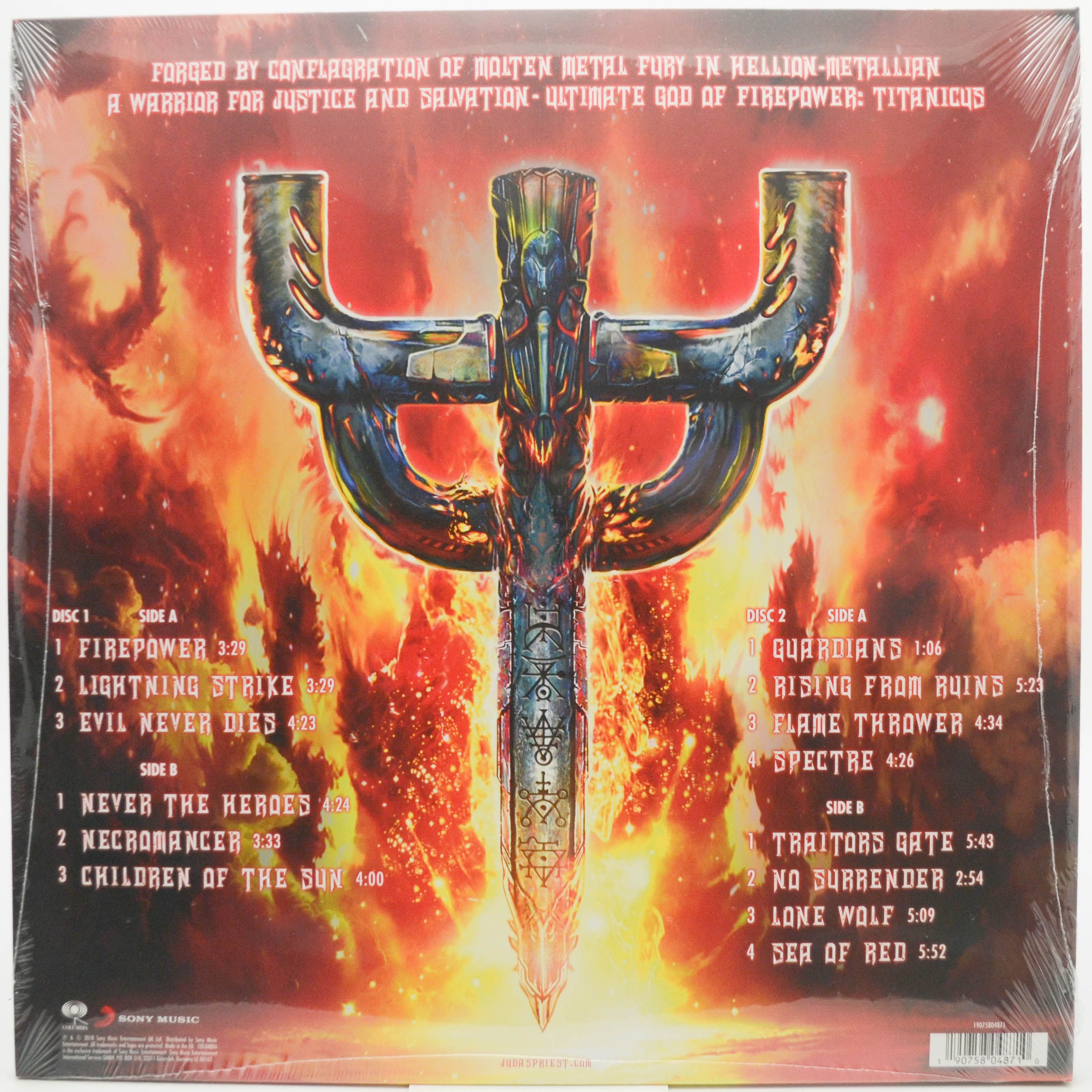Виниловая пластинка Judas Priest — Firepower (2LP), 2018
