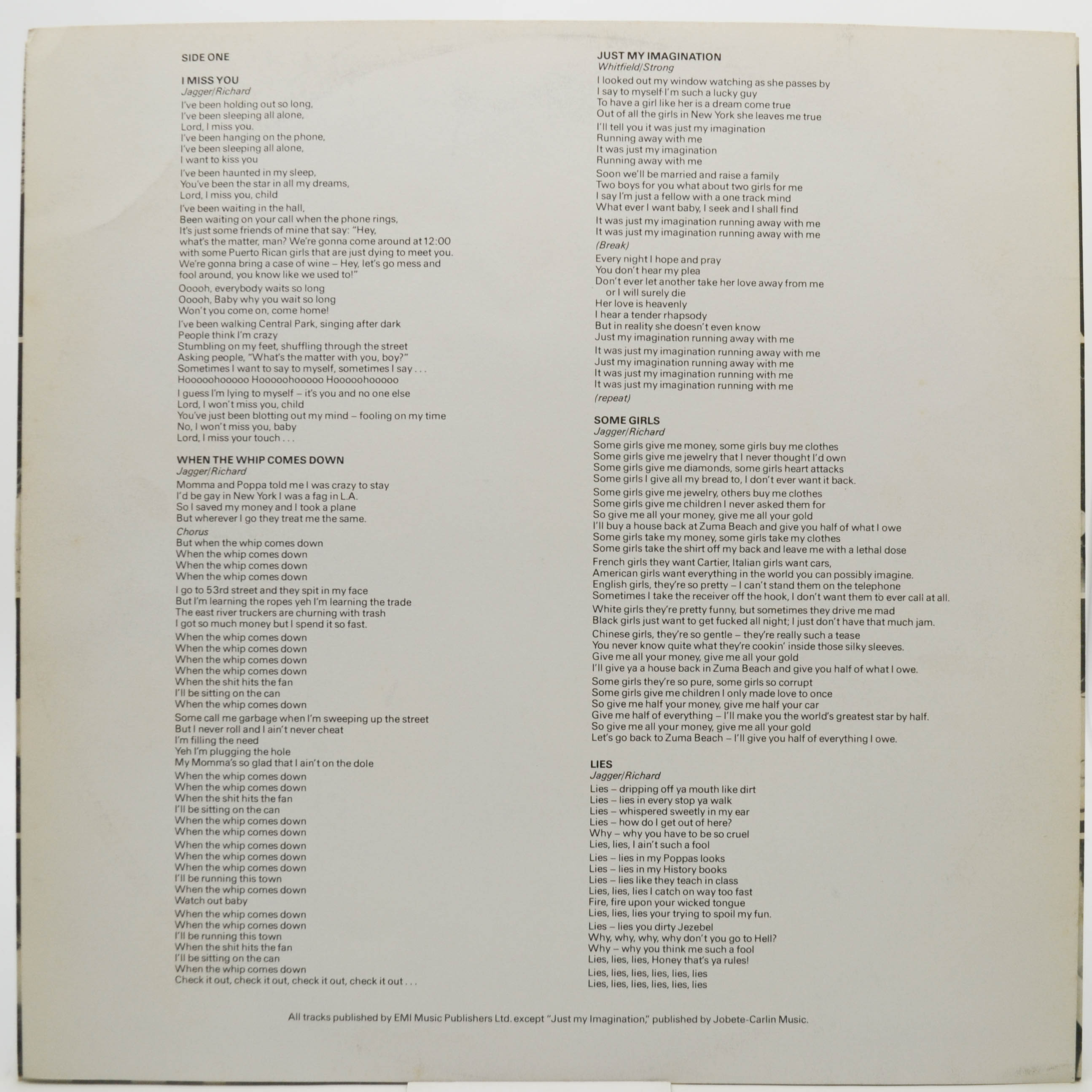 Rolling Stones — Some Girls, 1978