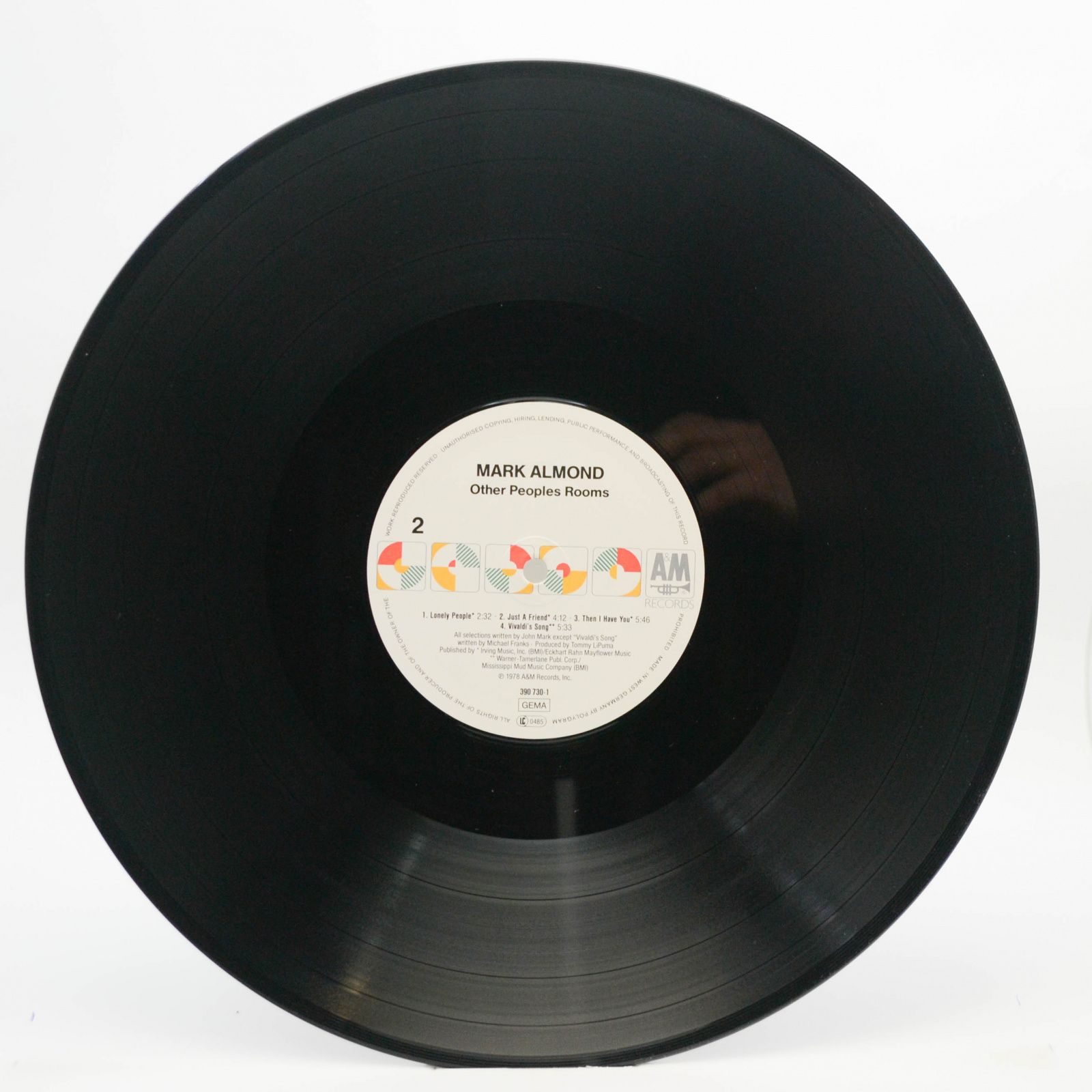Виниловая пластинка Mark Almond — Other Peoples Rooms, 1978