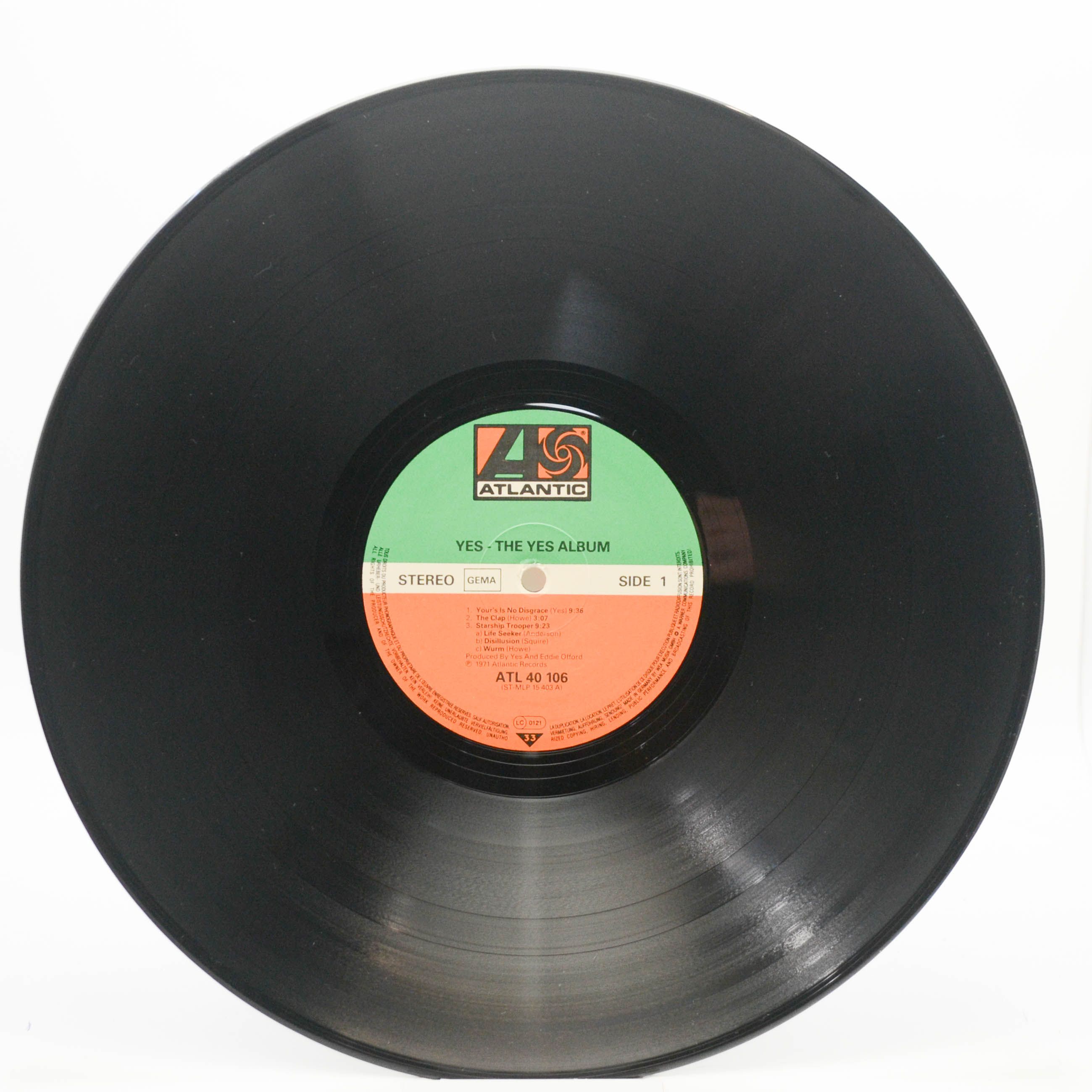 Виниловая пластинка Yes — The Yes Album, 1971