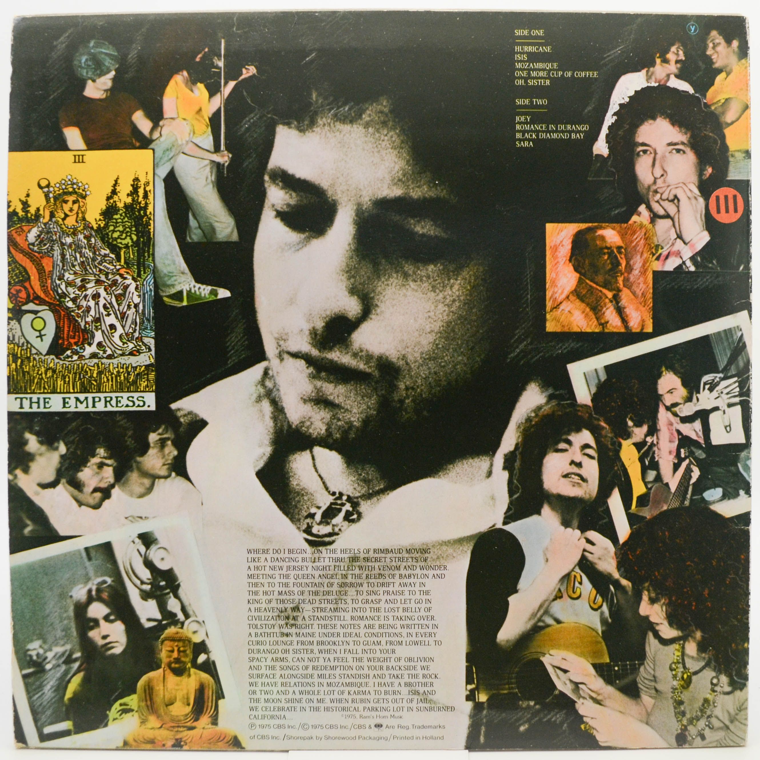 Bob Dylan — Desire, 1976