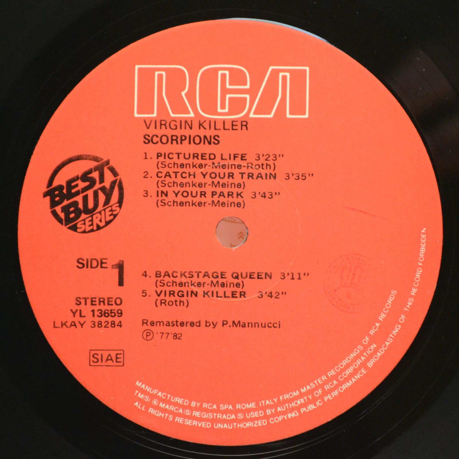 Виниловая пластинка Scorpions — Virgin Killer, 1976