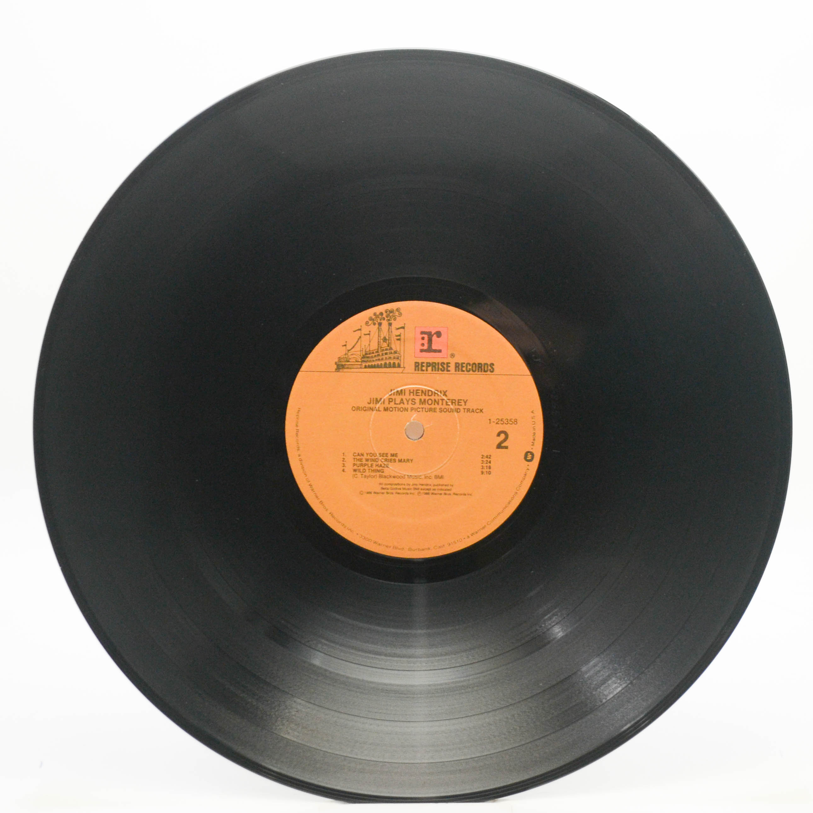 Jimi Hendrix — Jimi Plays Monterey (USA), 1986