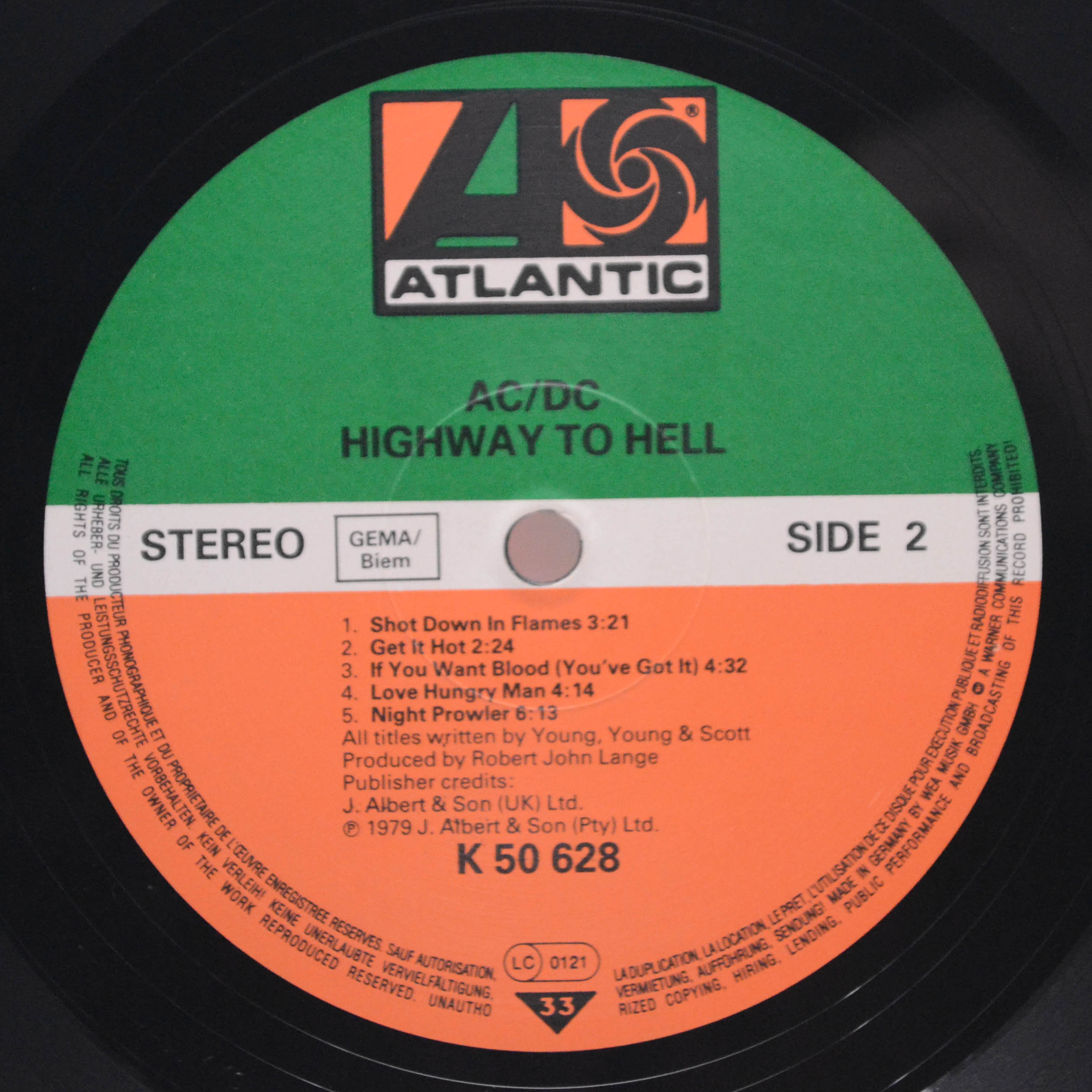 Виниловая пластинка AC/DC — Highway To Hell, 1979