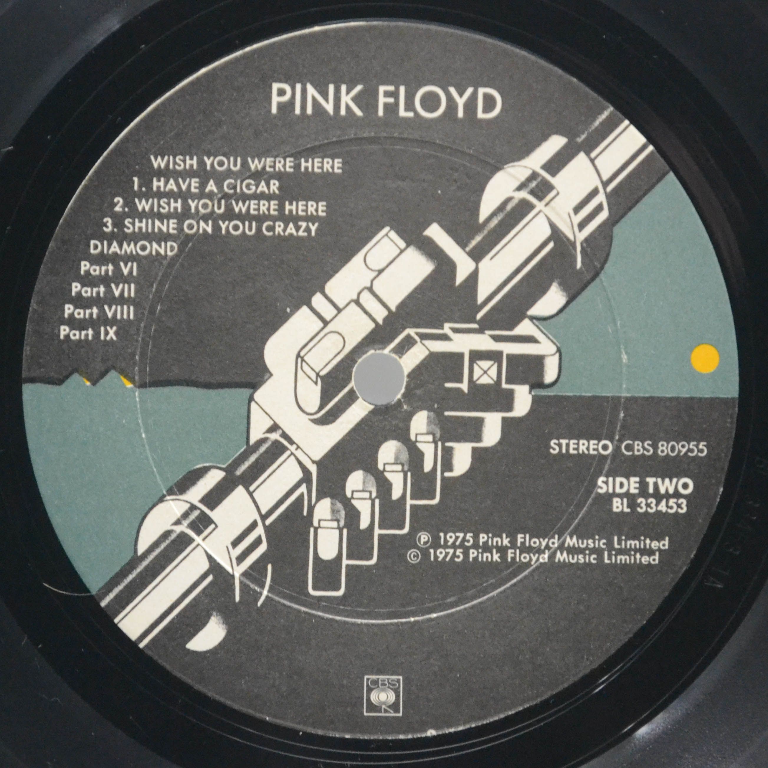 Виниловая пластинка Pink Floyd — Wish You Were Here, 1975