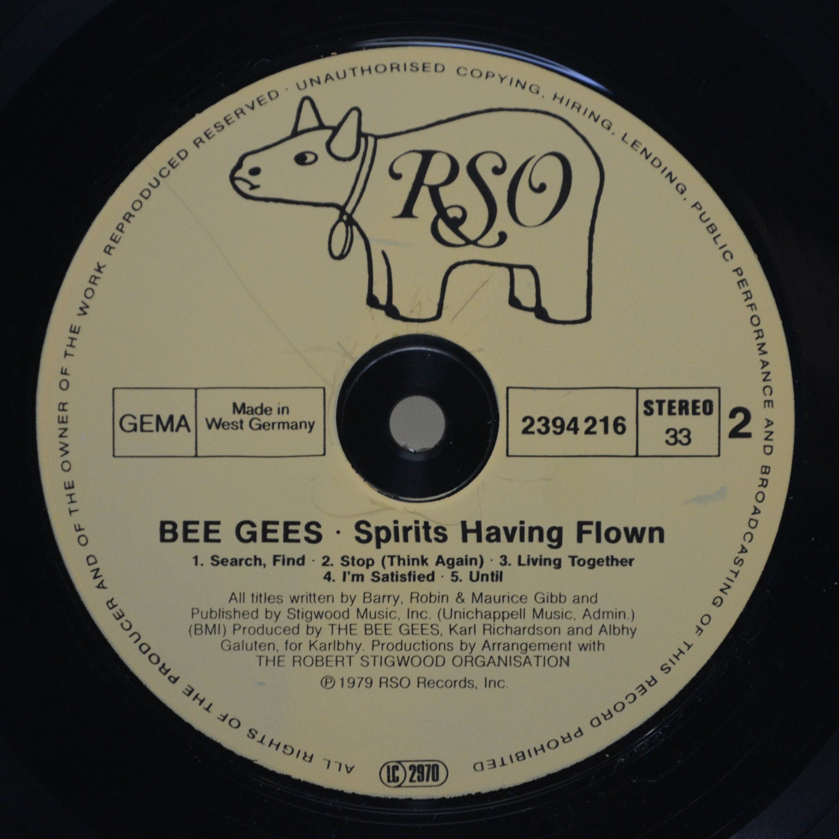 Bee Gees — Spirits Having Flown, 1979