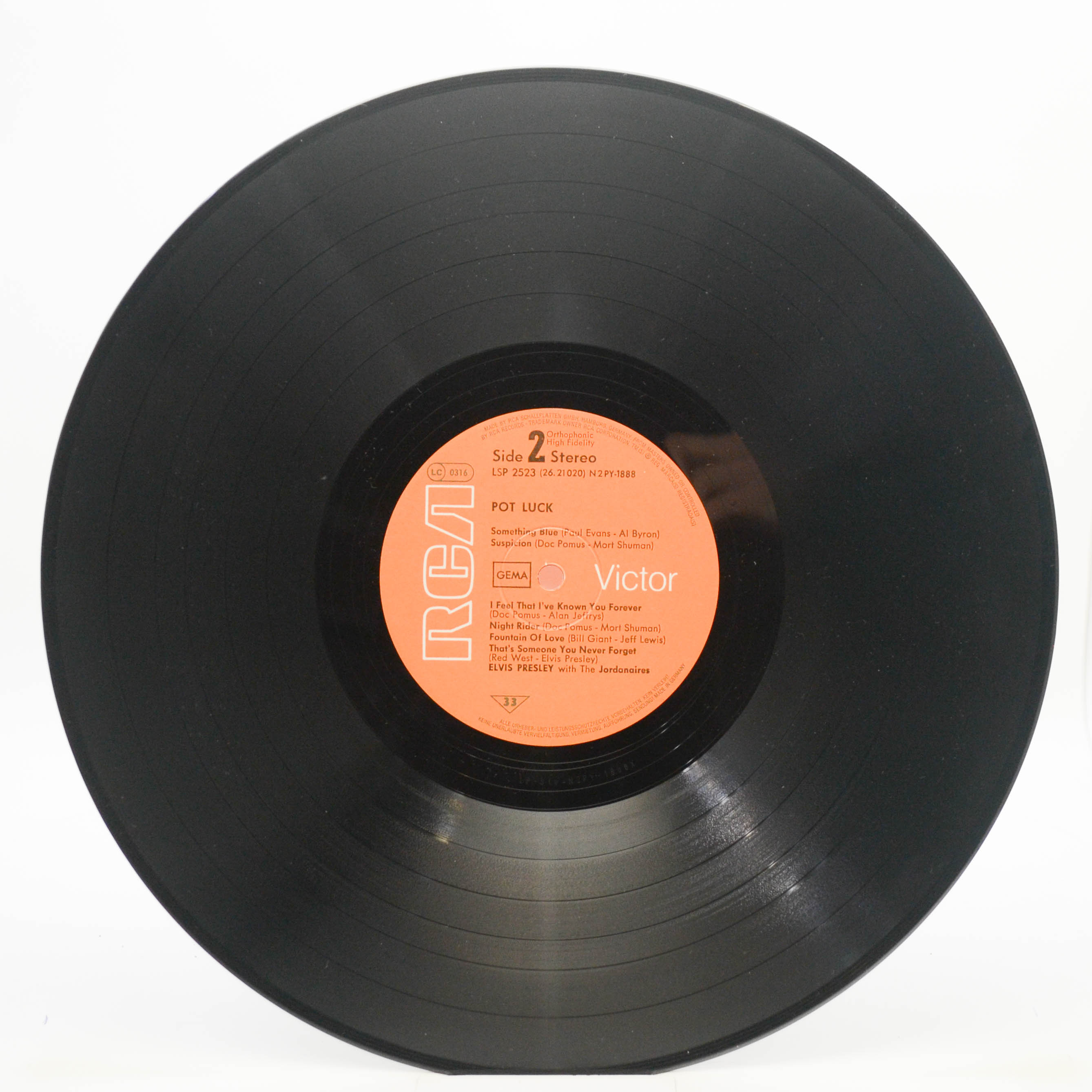 Elvis Presley — Pot Luck, 1962