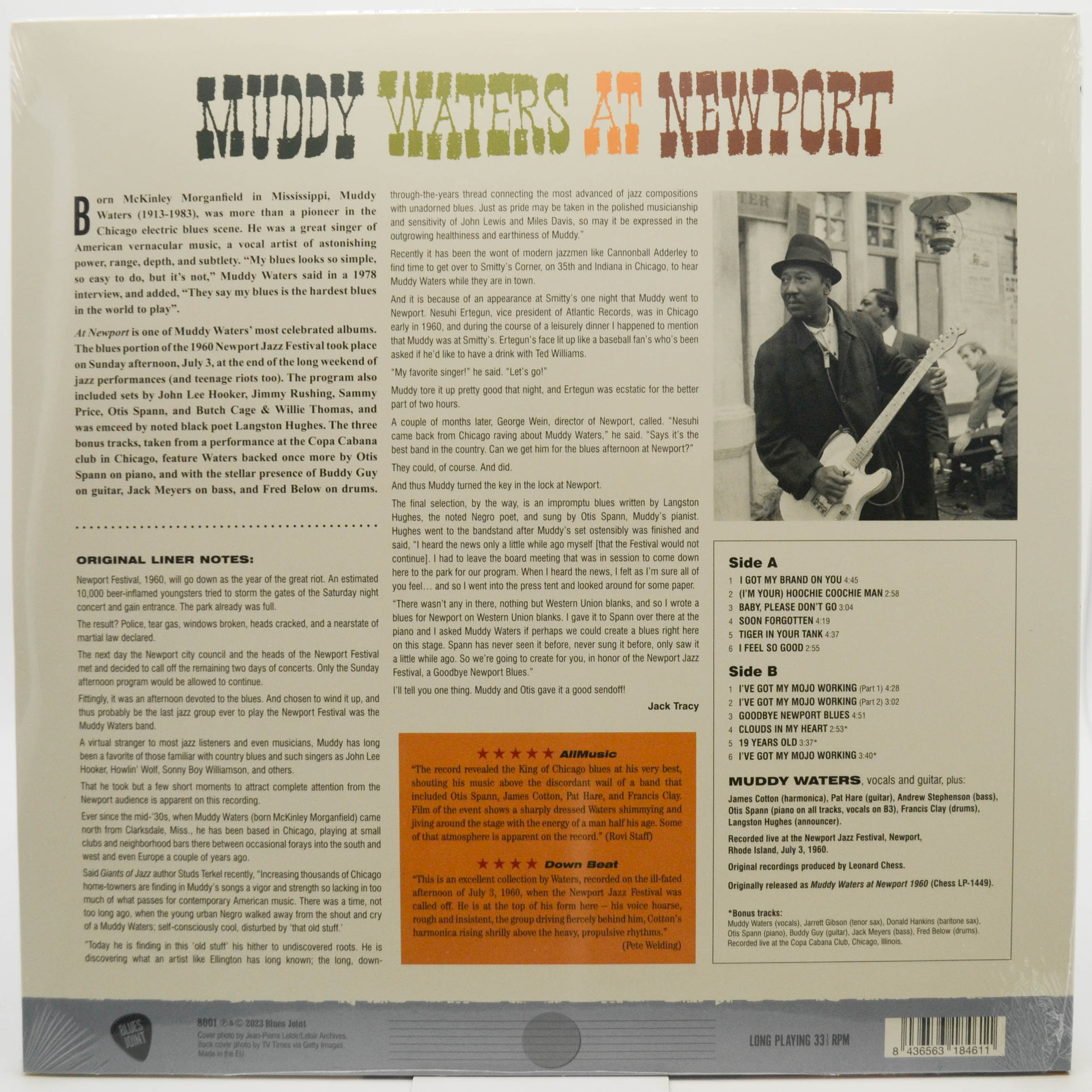 Виниловая пластинка Muddy Waters — At Newport, 1960