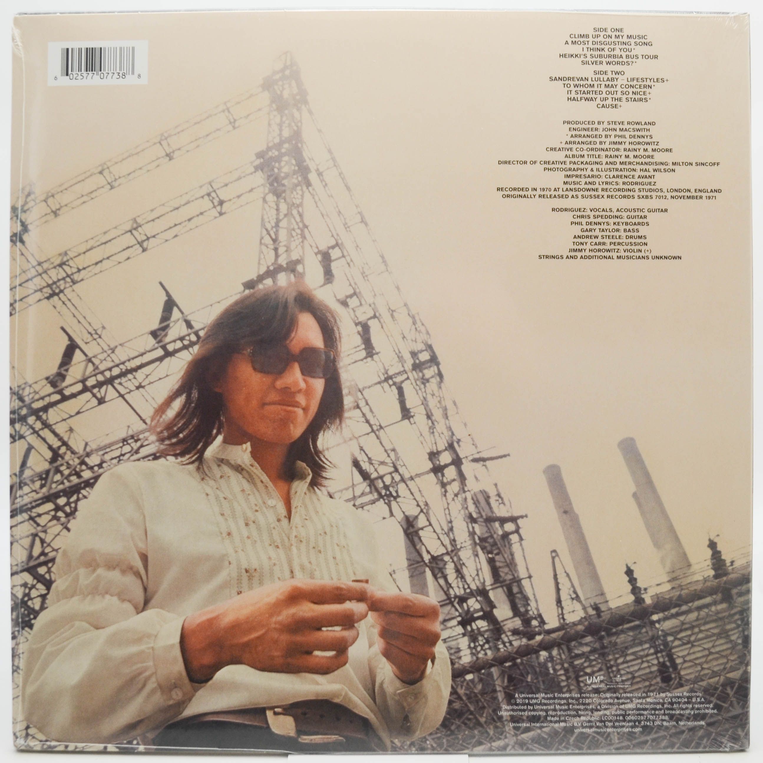 Виниловая пластинка Rodriguez — Coming From Reality, 1971