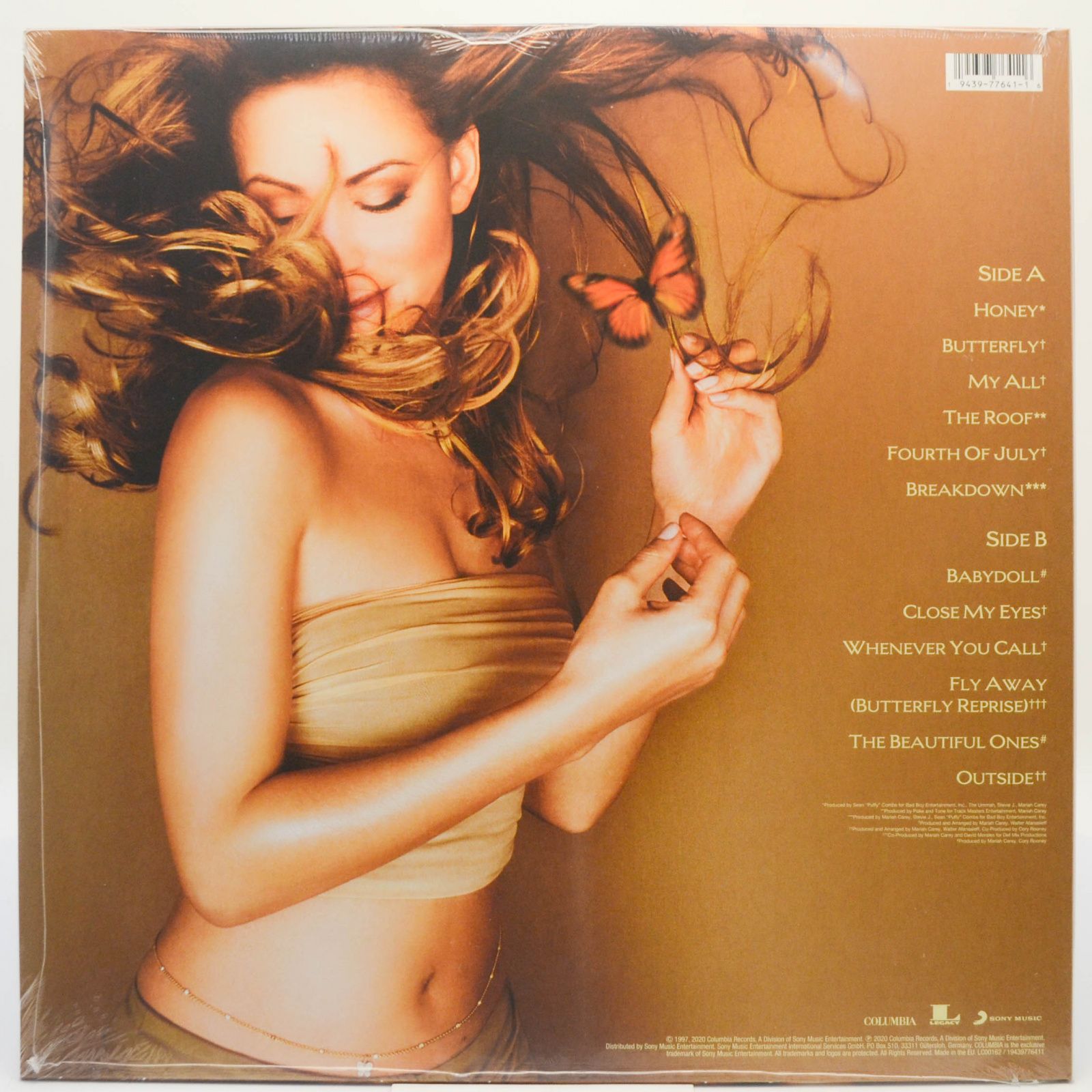 Виниловая пластинка Mariah Carey — Butterfly, 2020