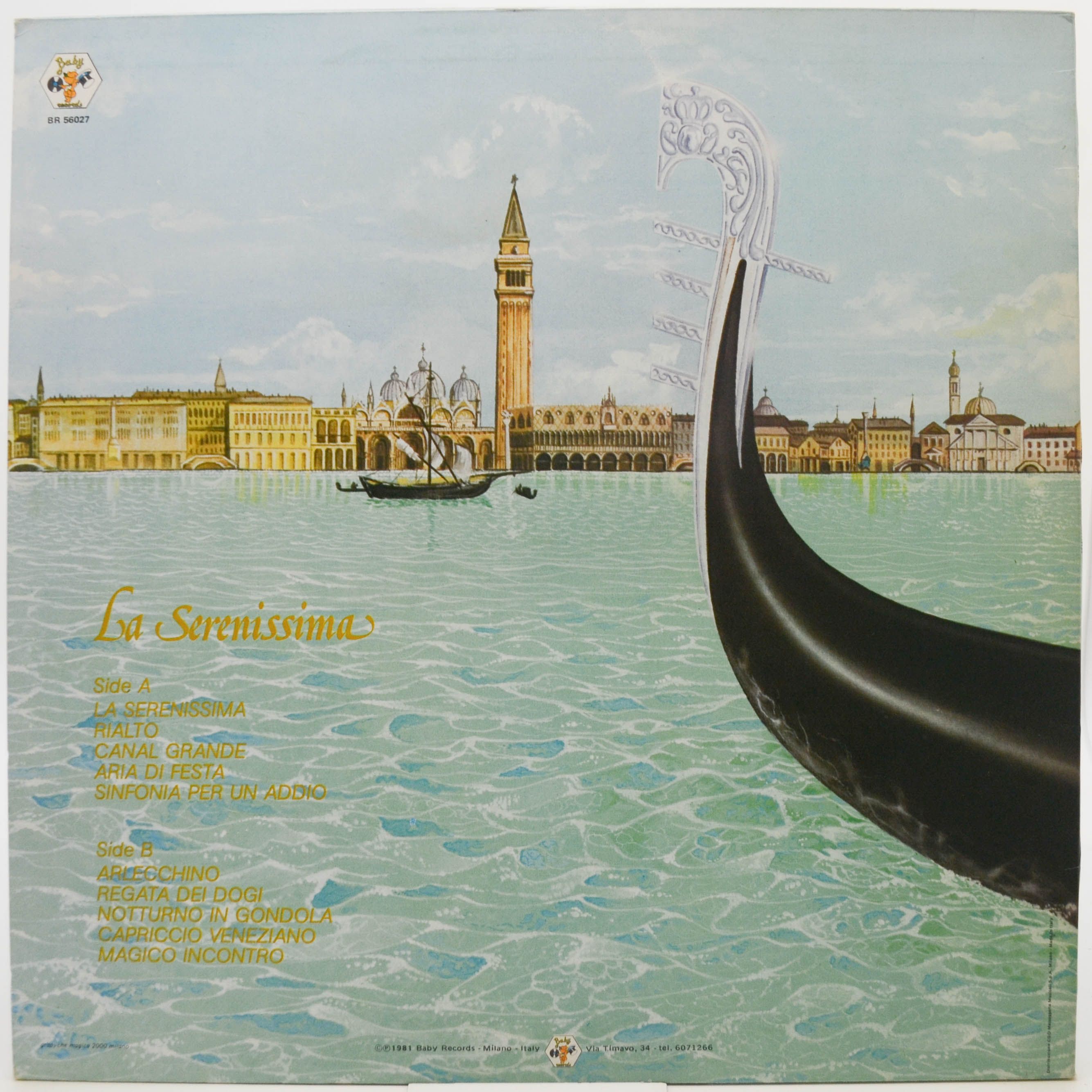 Rondo' Veneziano — La Serenissima (1-st, Italy), 1981