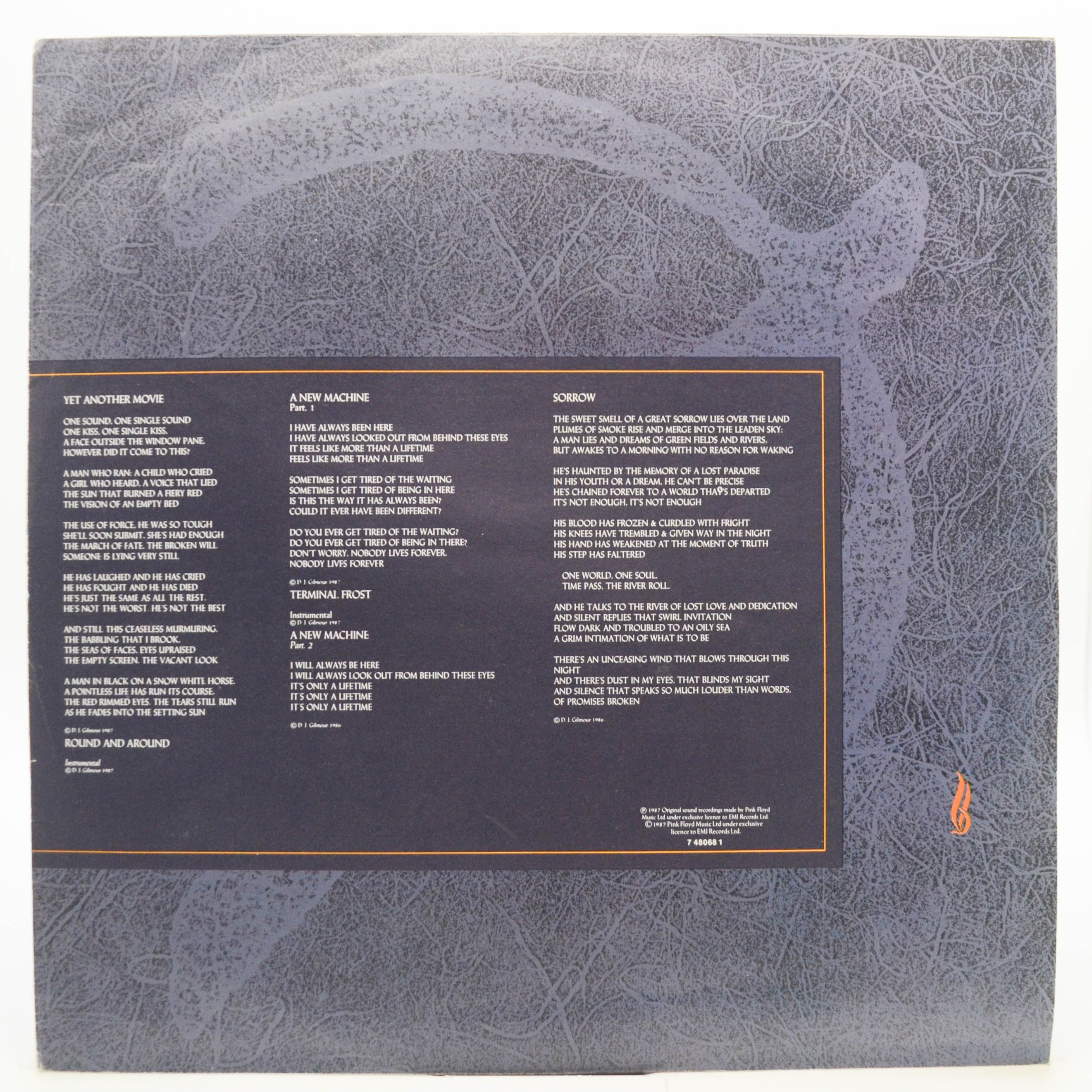 Виниловая пластинка Pink Floyd — A Momentary Lapse Of Reason, 1987