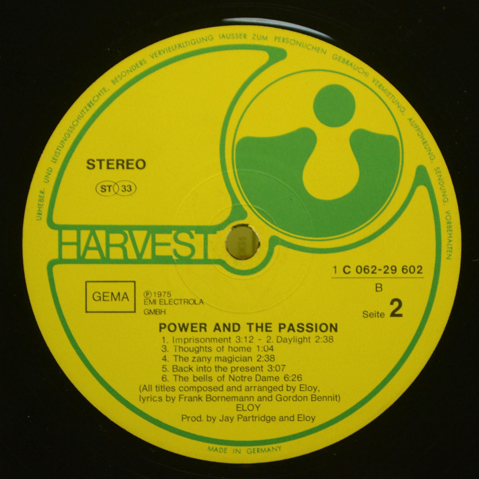 Eloy — Power And The Passion, 1975