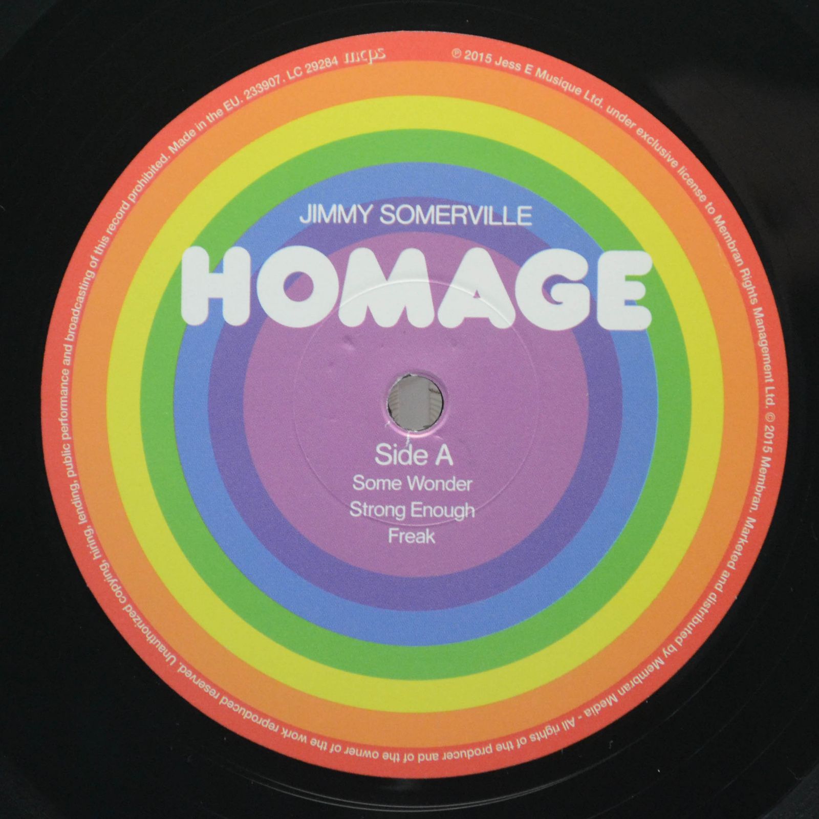 Виниловая пластинка Jimmy Somerville — Homage (2LP), 2015