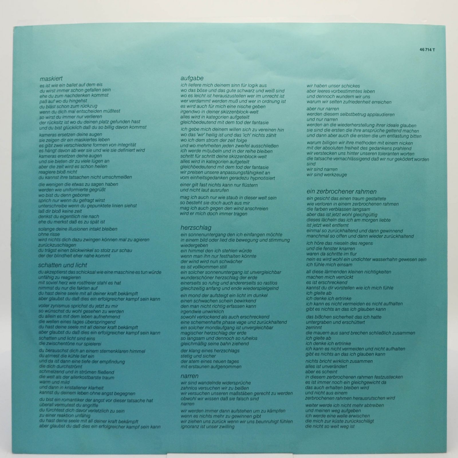 Eloy — Performance, 1983