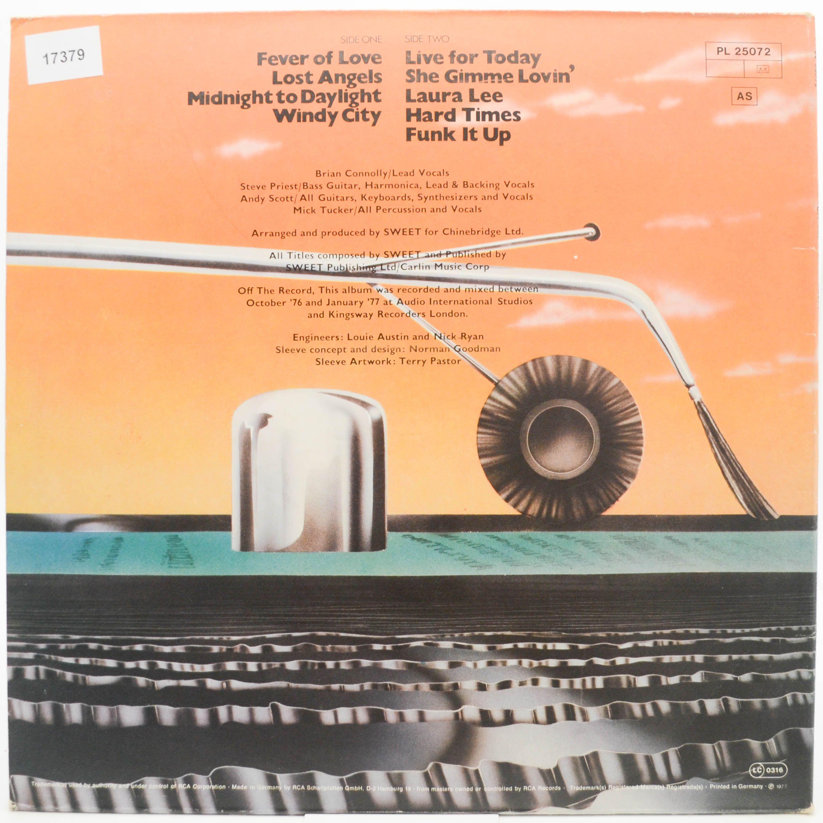 Sweet — Off The Record, 1977