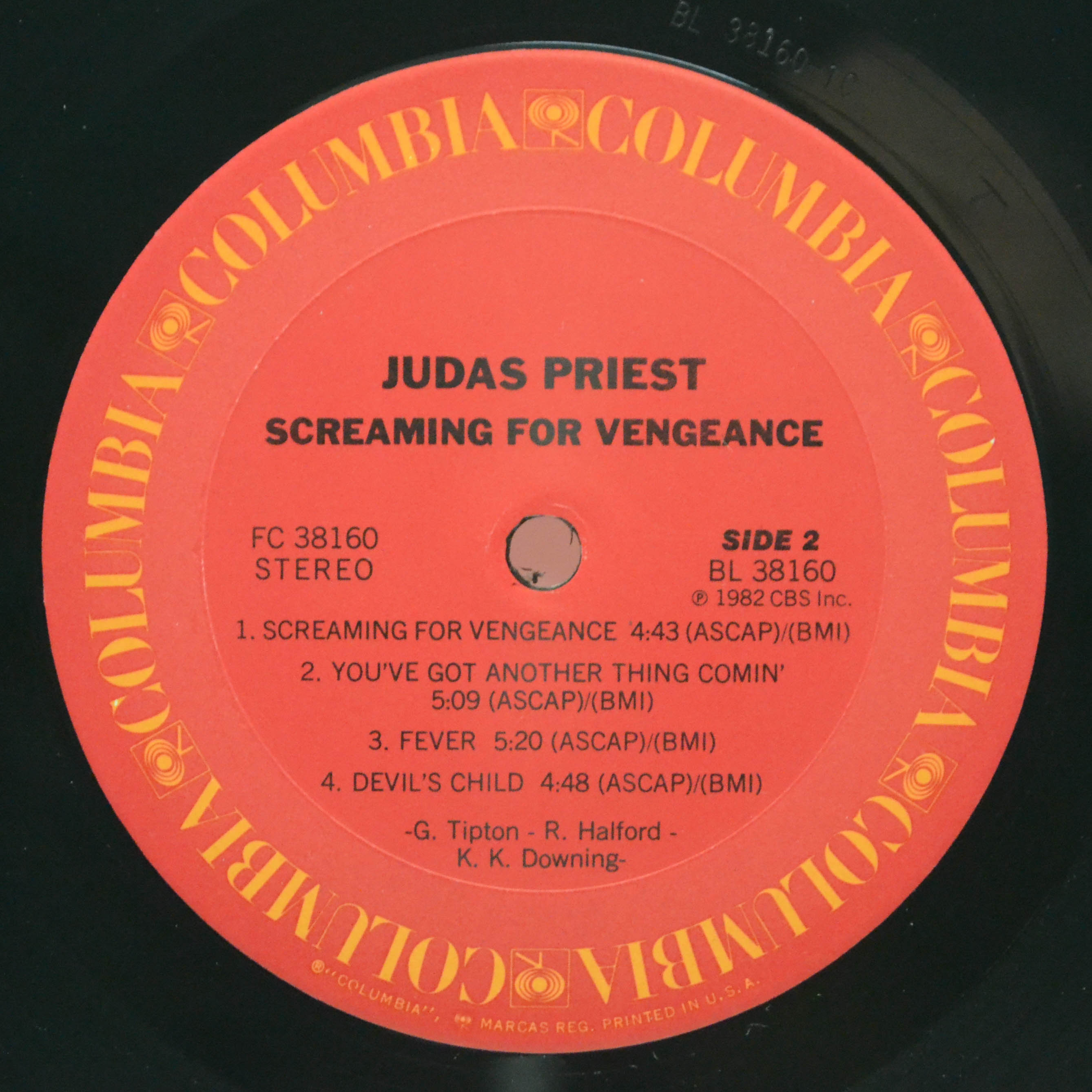 Виниловая пластинка Judas Priest — Screaming For Vengeance (USA), 1982