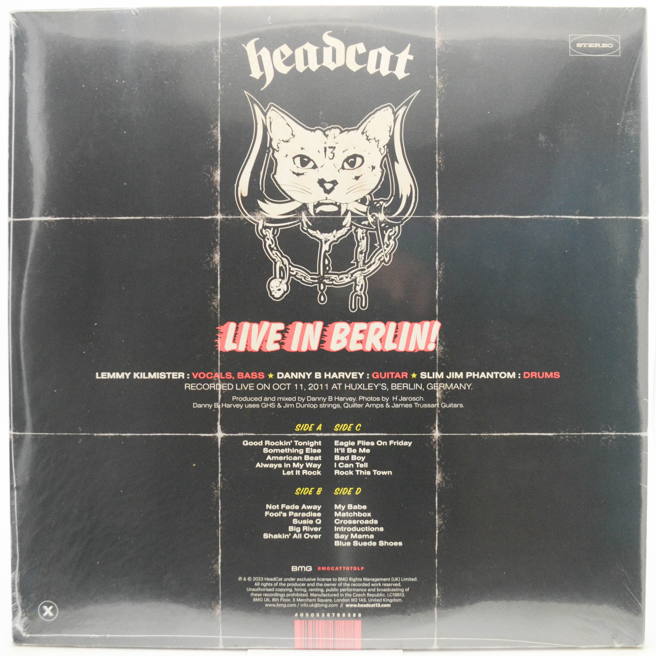 Виниловая пластинка Headcat — Live In Berlin! (2LP), 2023