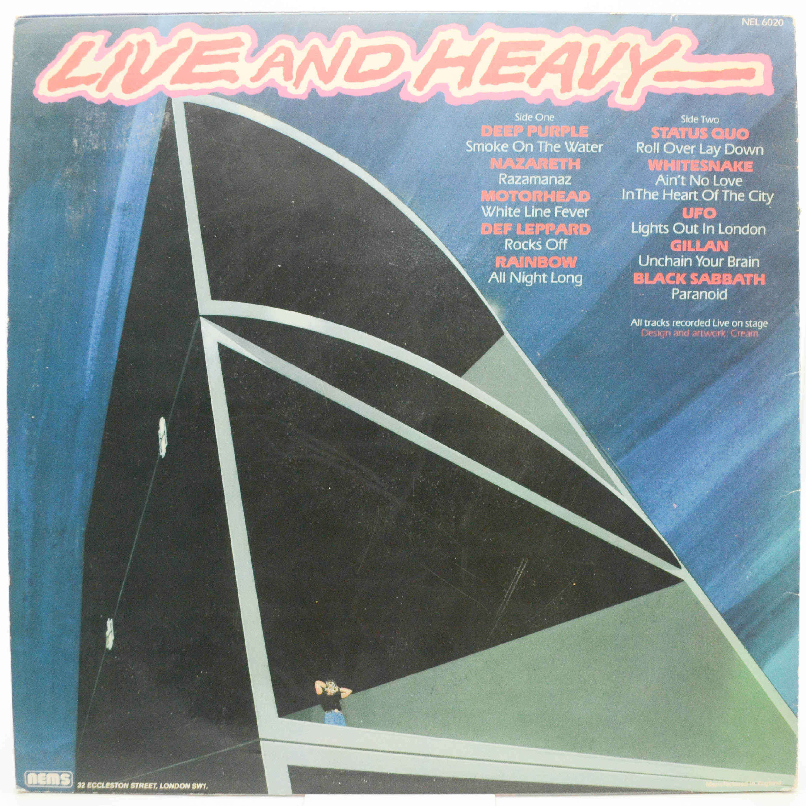 Various — Live And Heavy (UK), 1981
