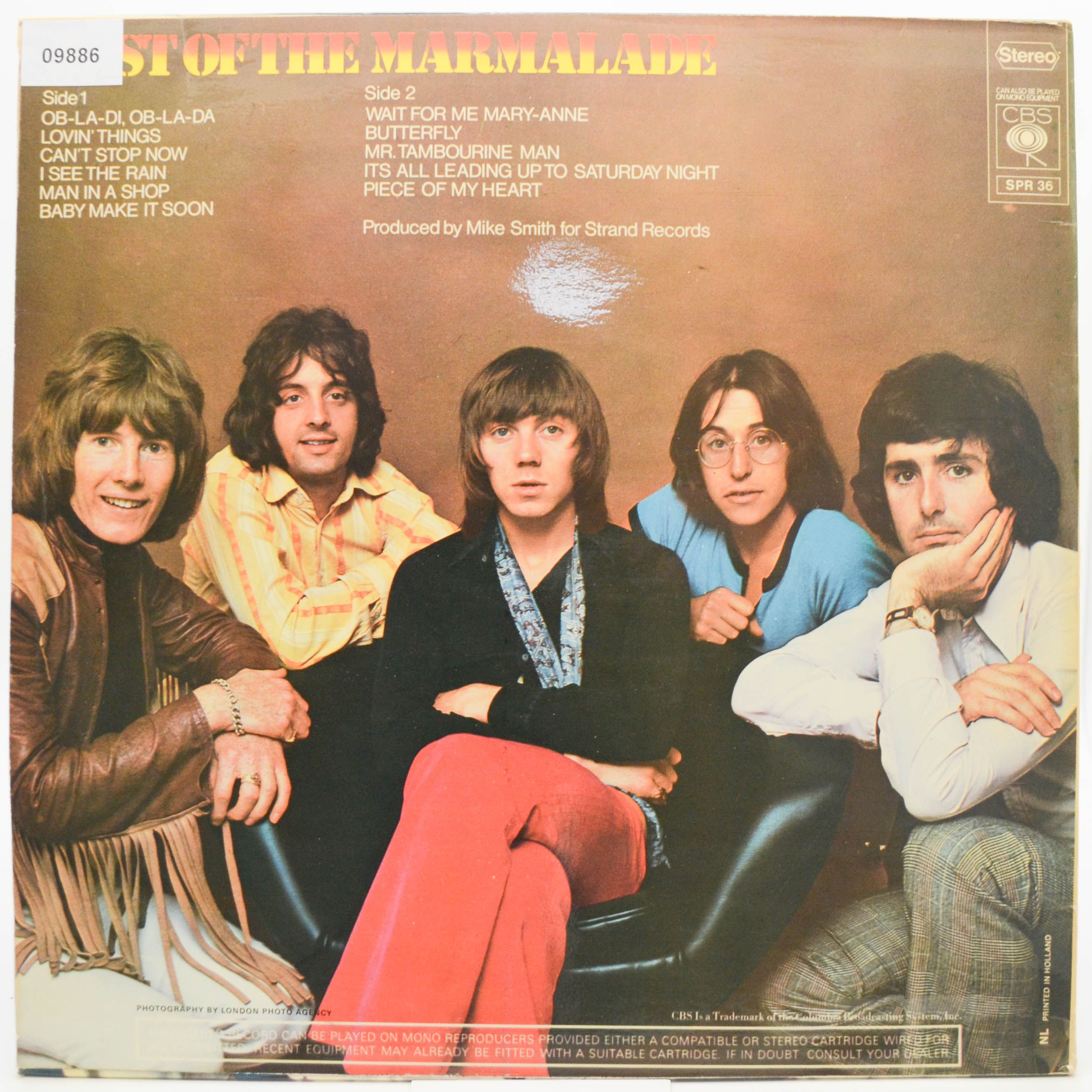 Виниловая пластинка Marmalade — The Best Of The Marmalade, 1969