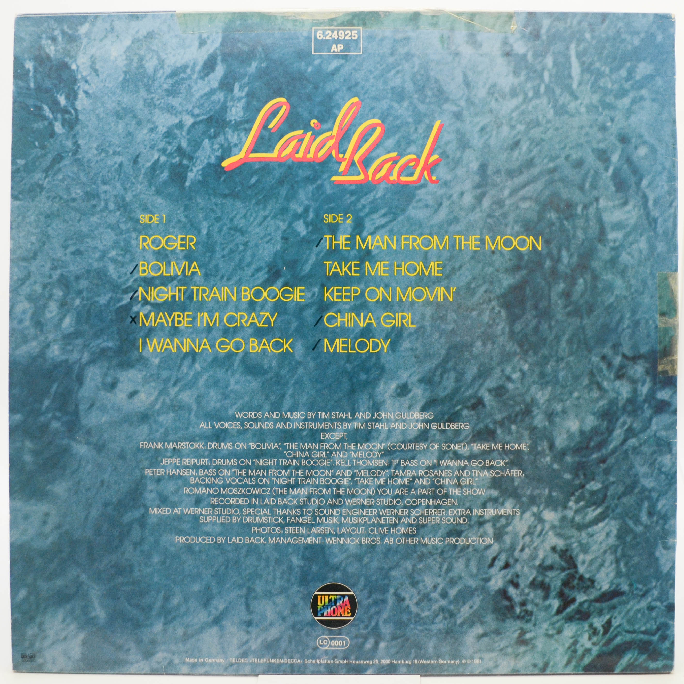 Laid Back — Laid Back, 1981