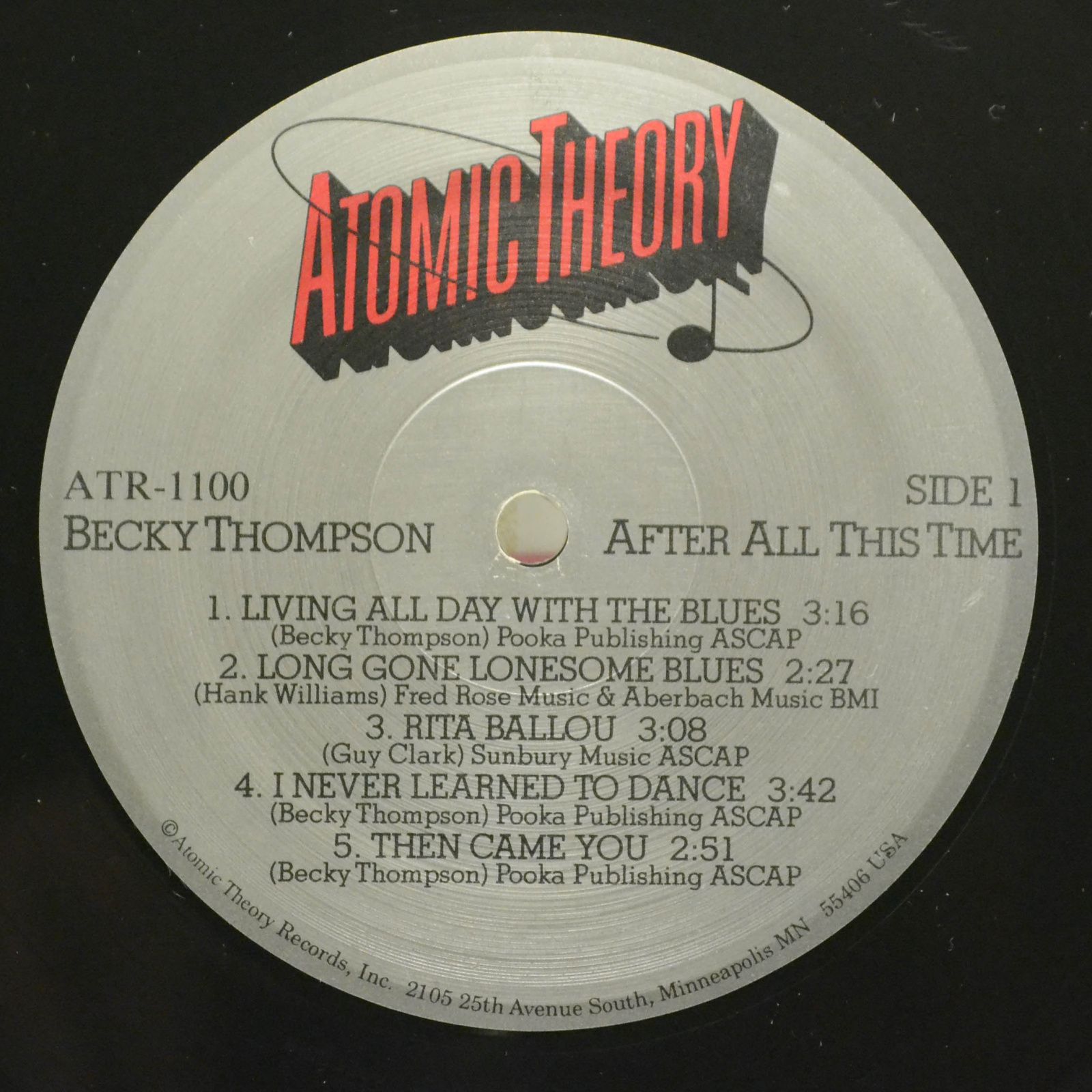 Виниловая пластинка Becky Thompson — After All This Time, 1988