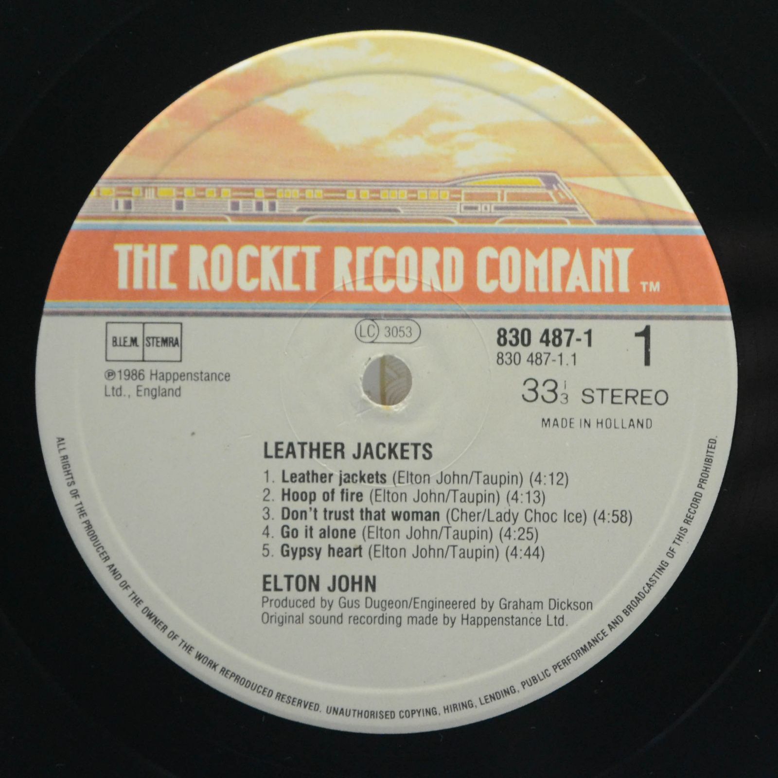 Elton John — Leather Jackets, 1986