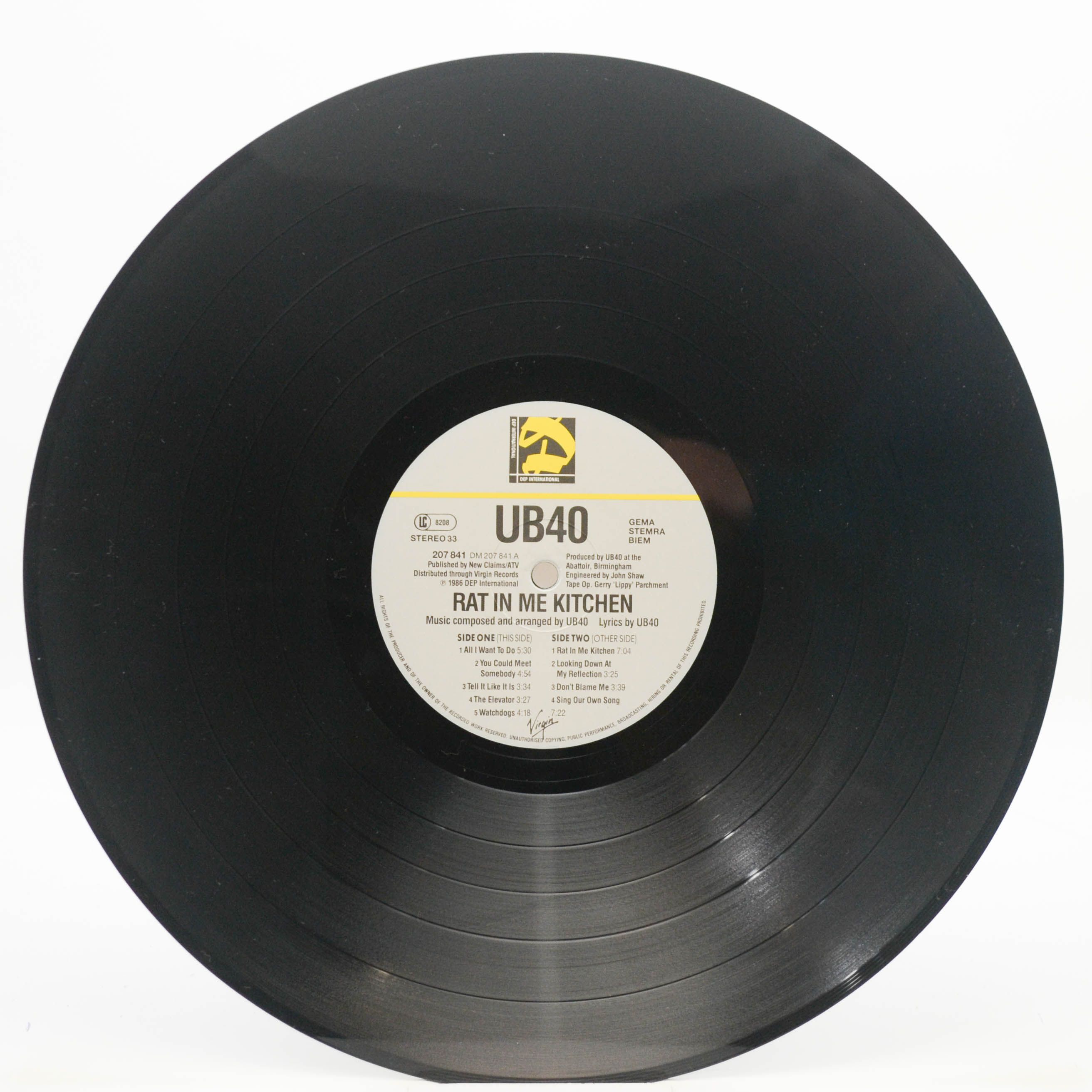 Виниловая пластинка UB40 — Rat In The Kitchen, 1986