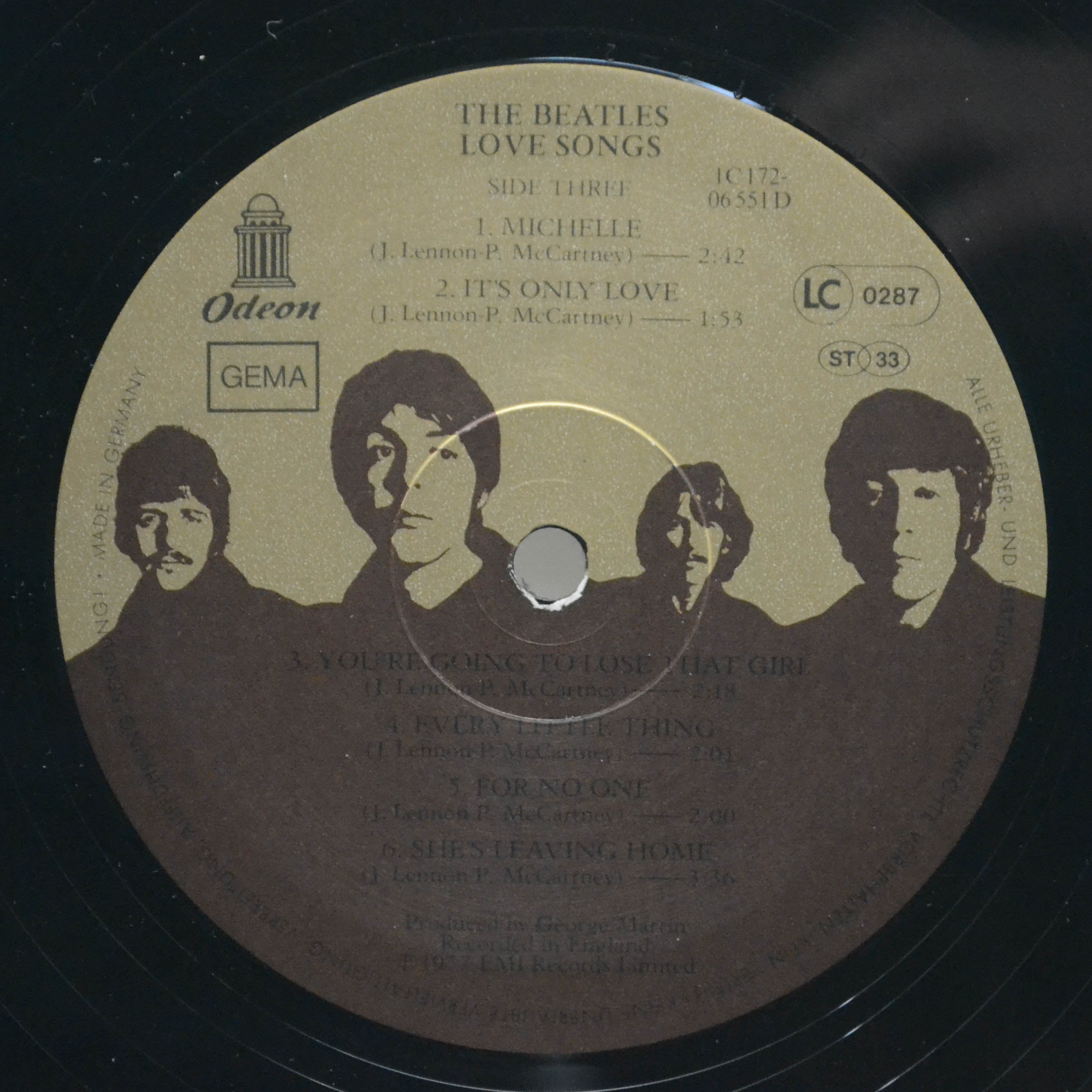 Beatles — Love Songs (2LP), 1977