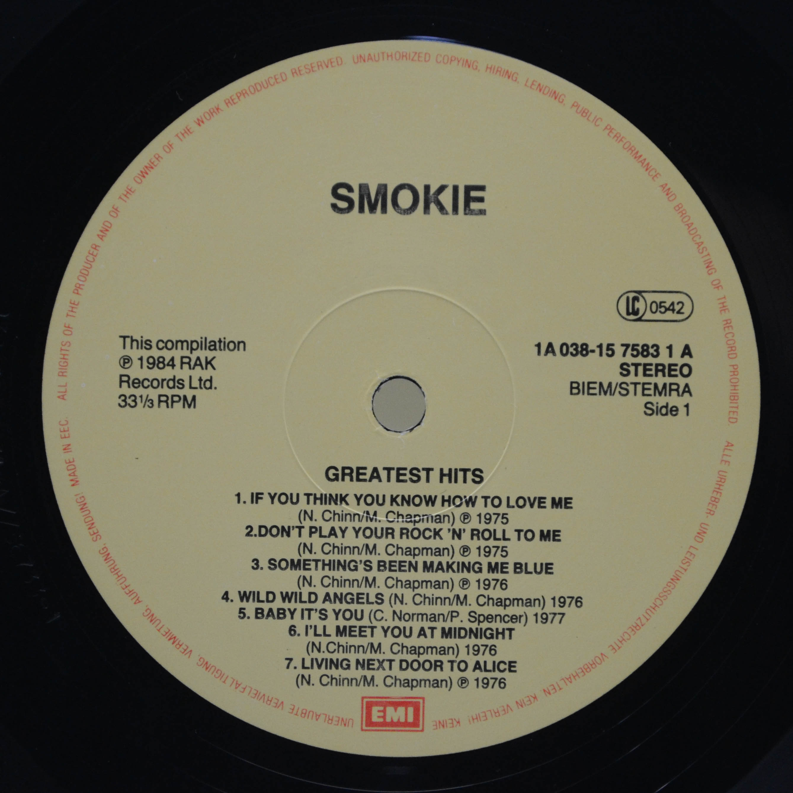 Smokie — Greatest Hits, 1984