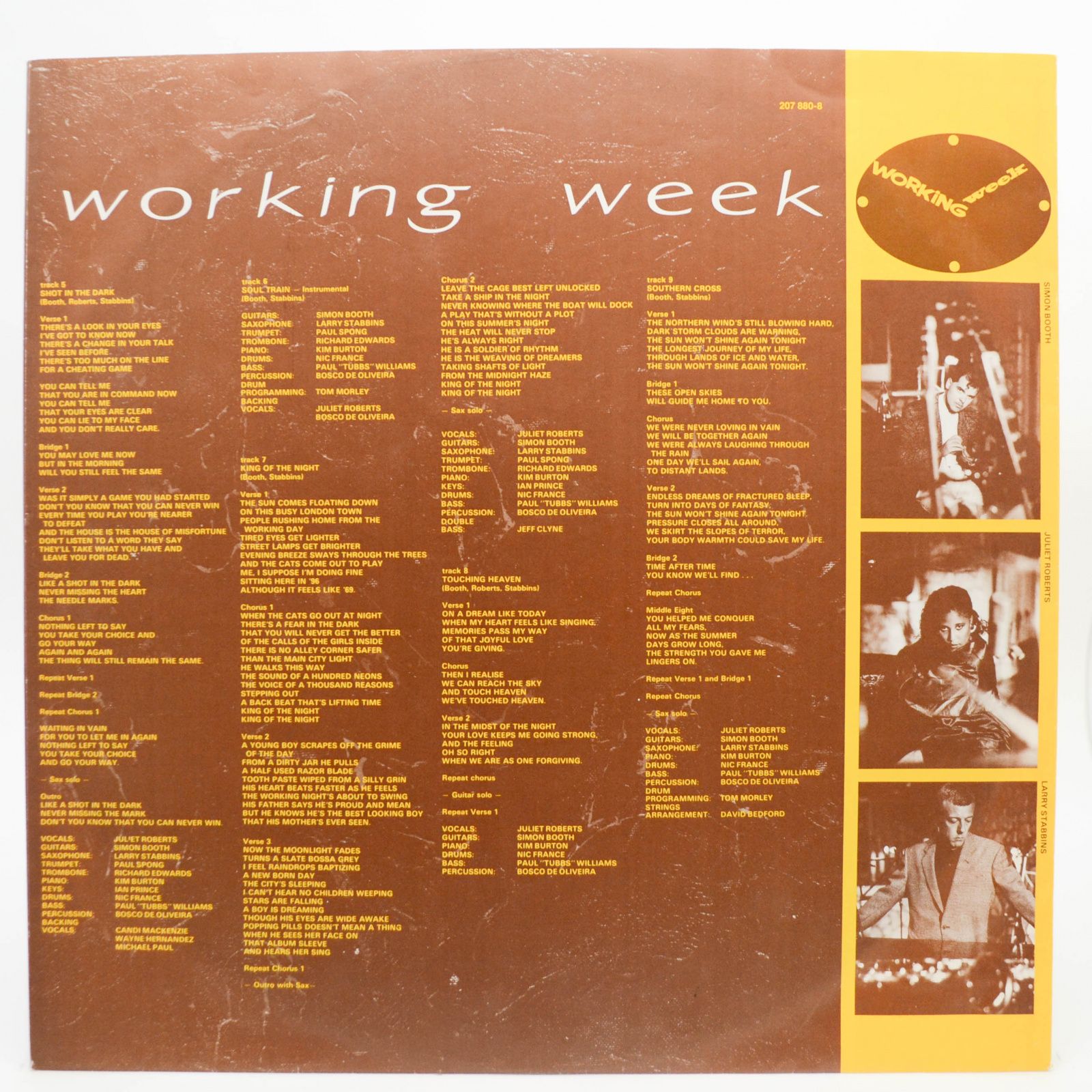 Виниловая пластинка Working Week — Compañeros, 1986