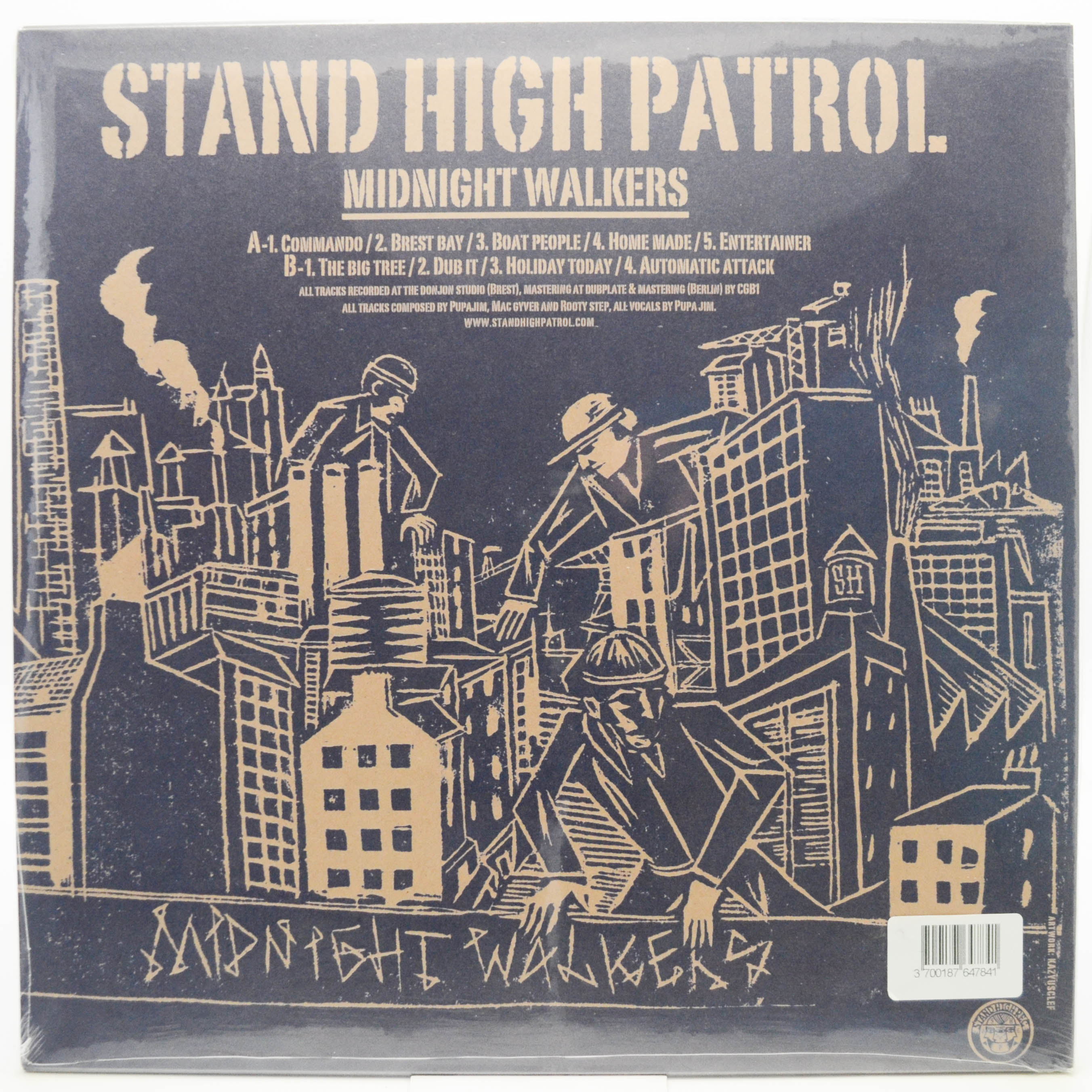 Виниловая пластинка Stand High Patrol — Midnight Walkers (France), 2012