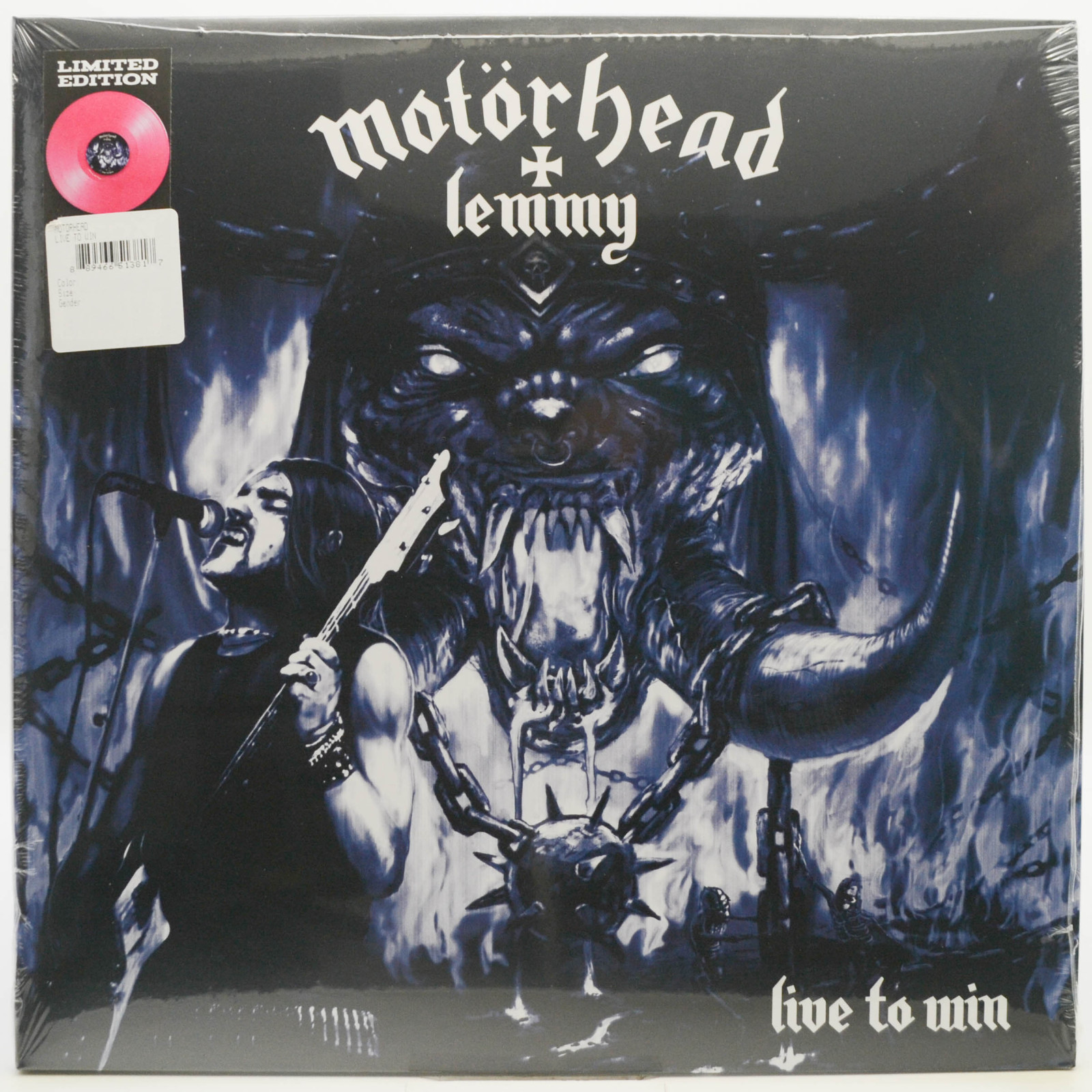Виниловая пластинка Motörhead + Lemmy — Live To Win (USA), 2021