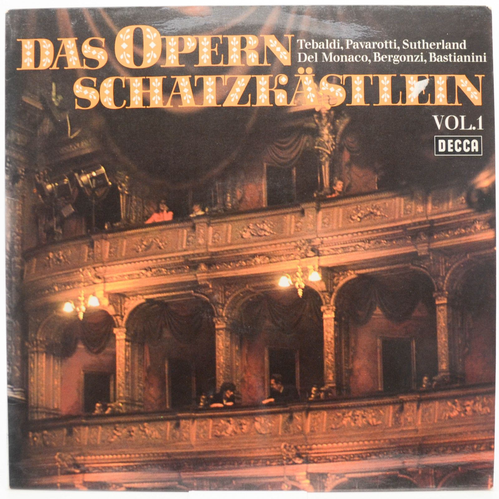 Various — Das Opern-Schatzkästlein Vol.1, 1970