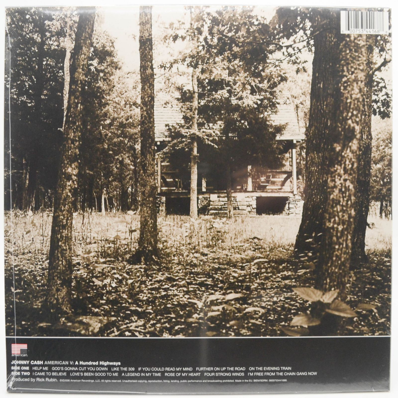 Виниловая пластинка Johnny Cash — American V: A Hundred Highways, 2006