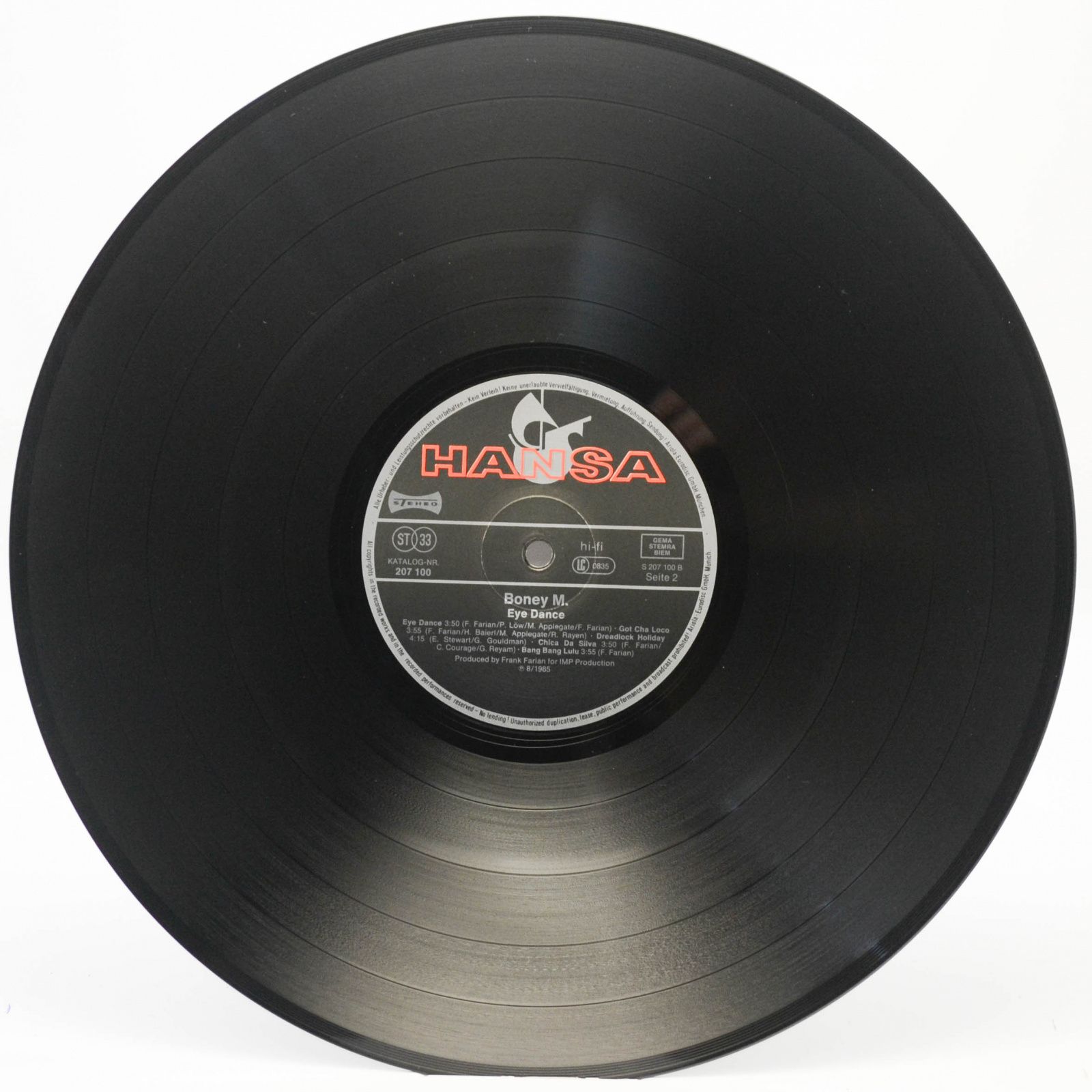 Boney M. — Eye Dance, 1985