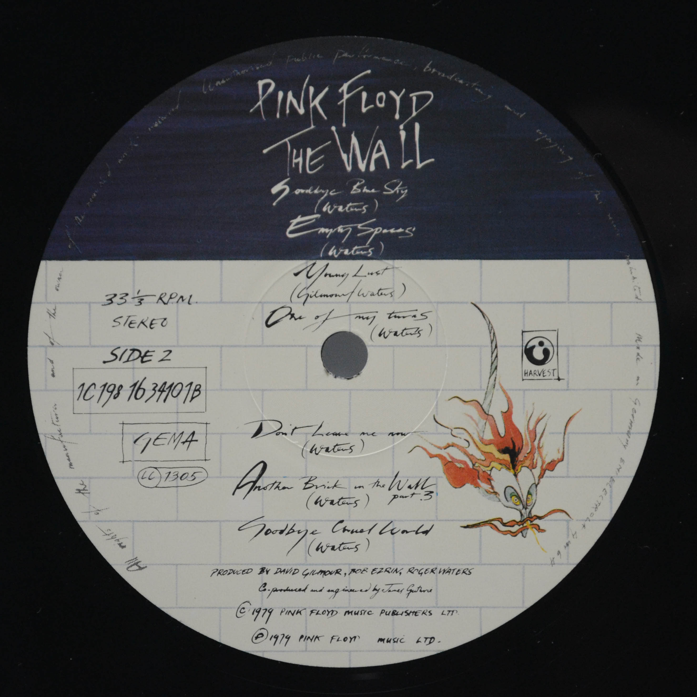 Виниловая пластинка Pink Floyd — The Wall (2LP), 1979