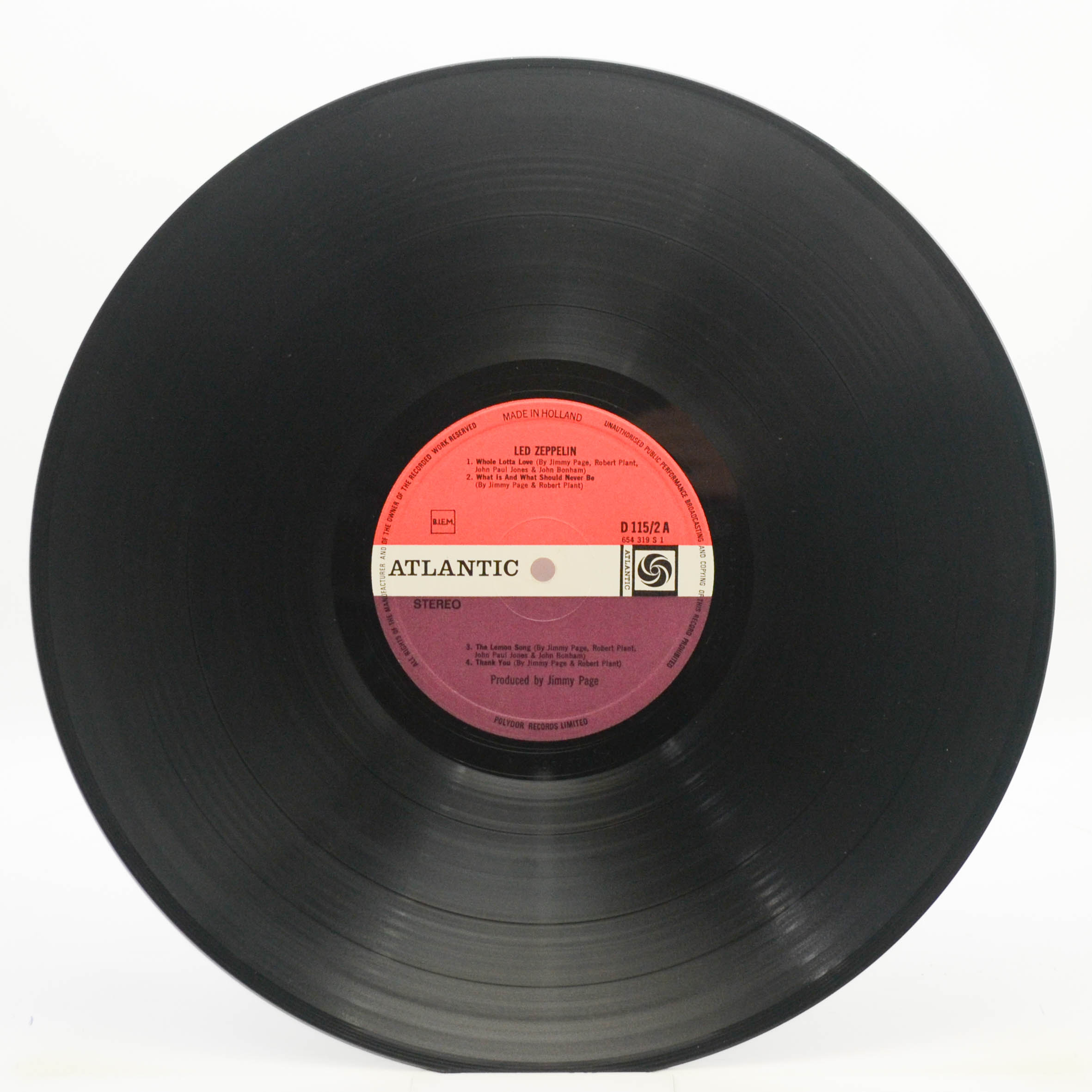 Виниловая пластинка Led Zeppelin — Led Zeppelin, 1970