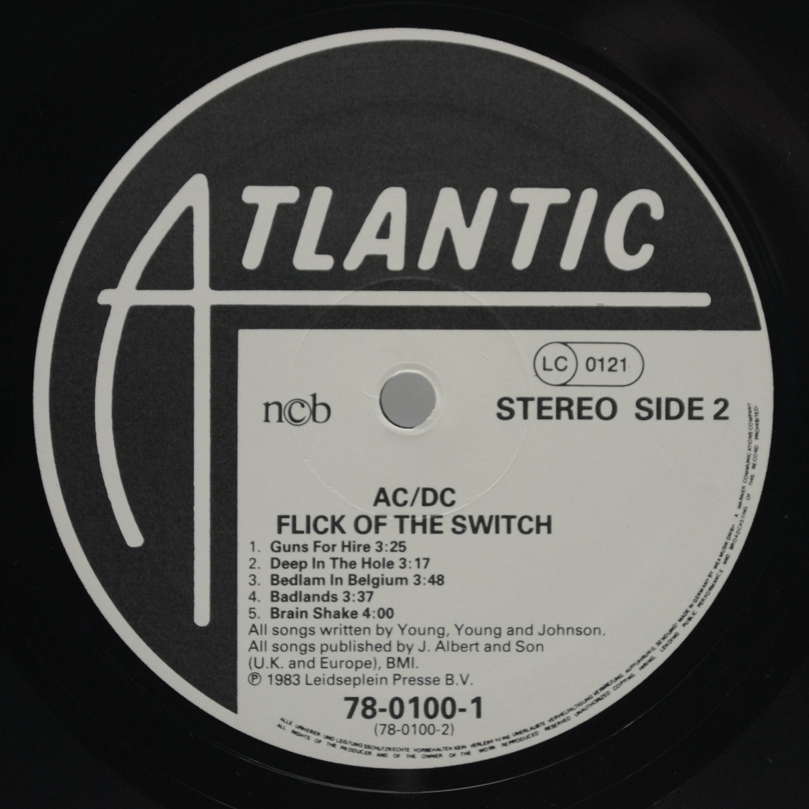 Виниловая пластинка AC/DC — Flick Of The Switch, 1983